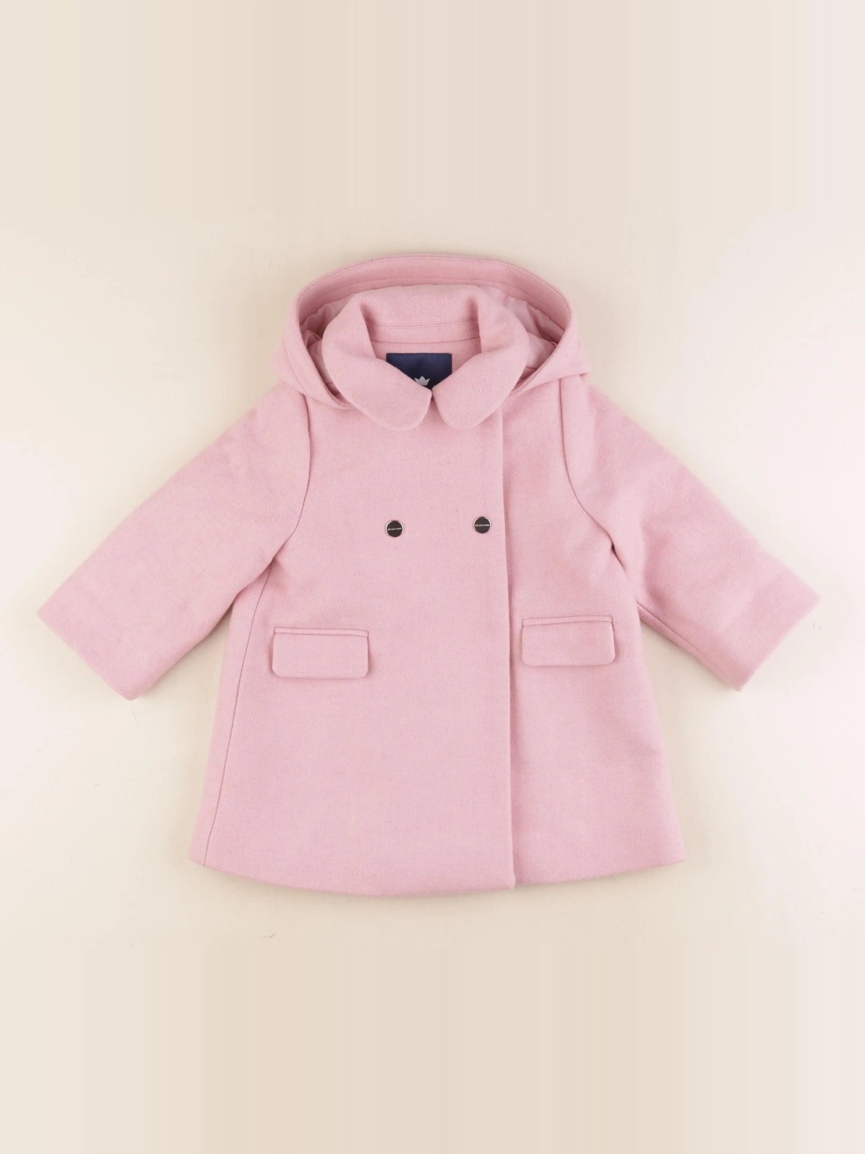 Jacadi - manteau rose - 24 mois