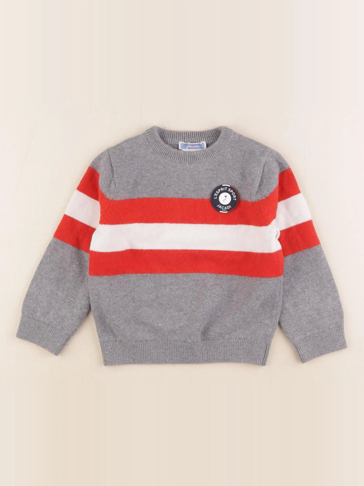 Jacadi - pull gris - 3 ans