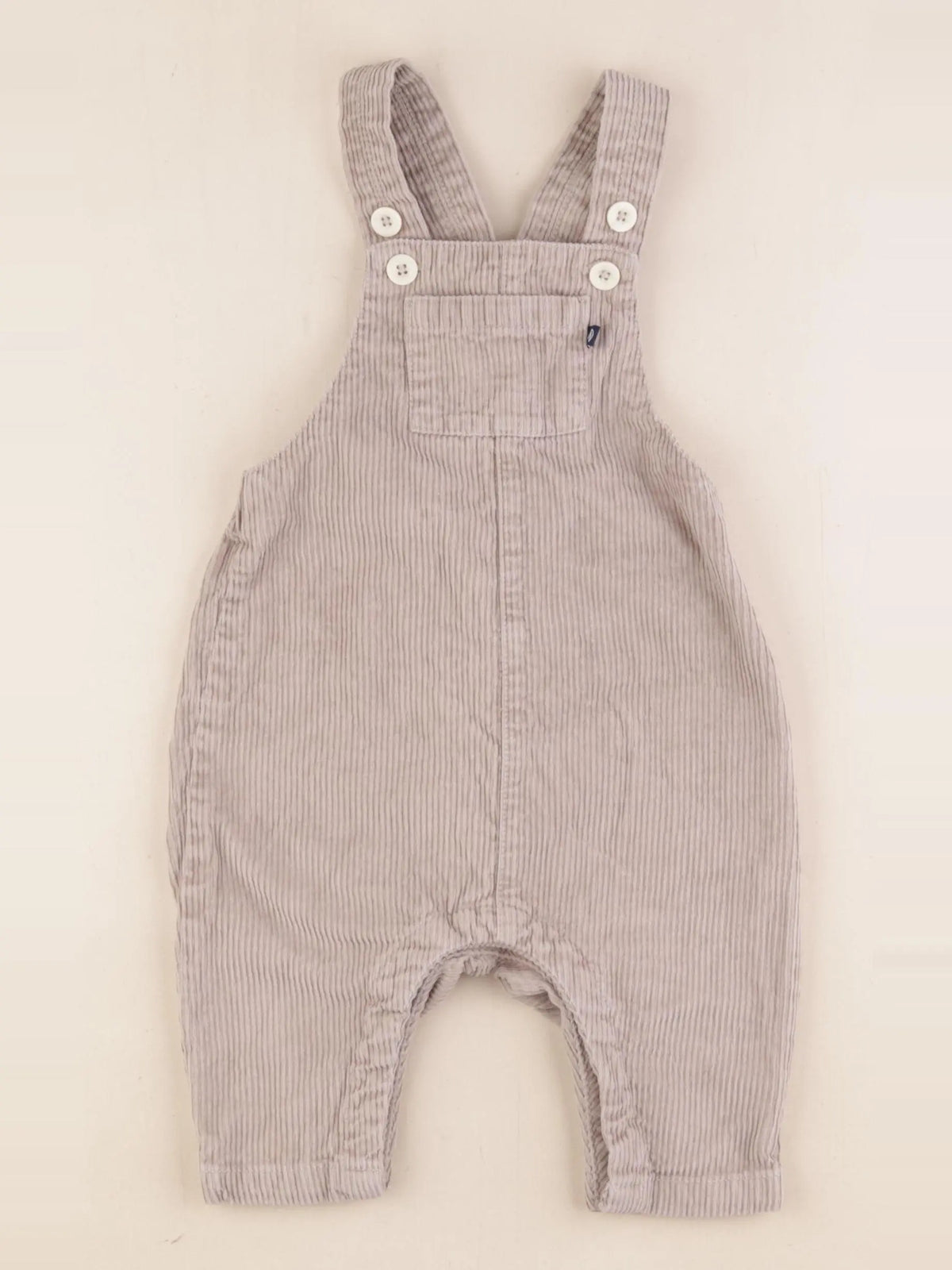 Petit Bateau - salopette beige - 12 mois