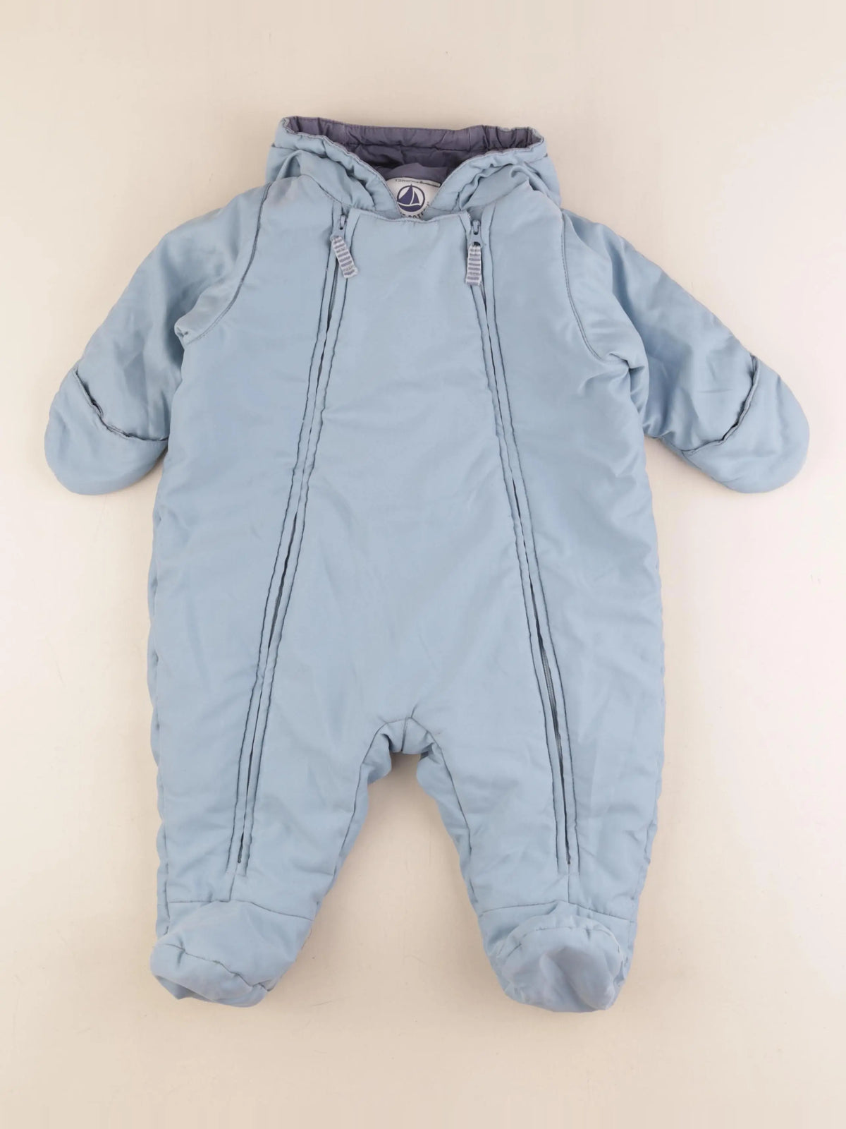 Petit Bateau - combi-pilote bleu - 1 an