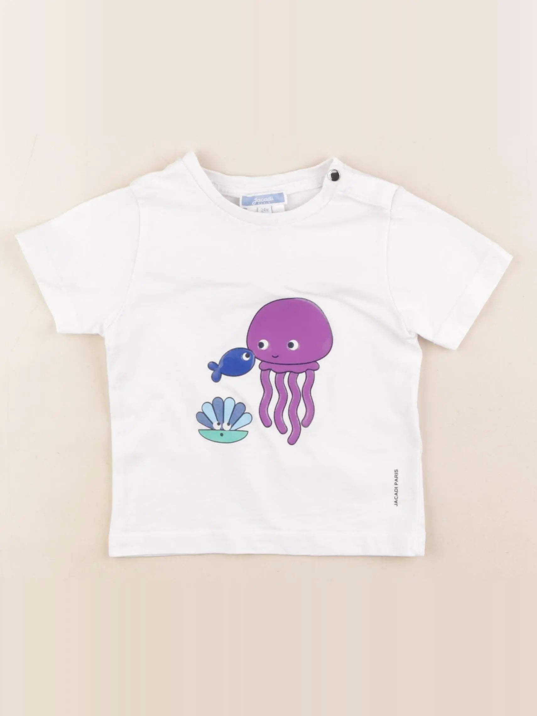 Jacadi - tee-shirt blanc - 24 mois