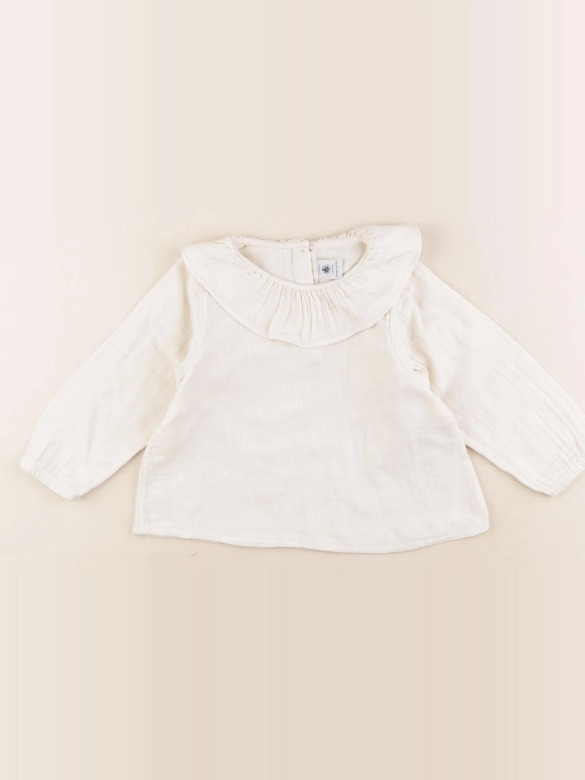 Petit Bateau - blouse beige - 24 mois