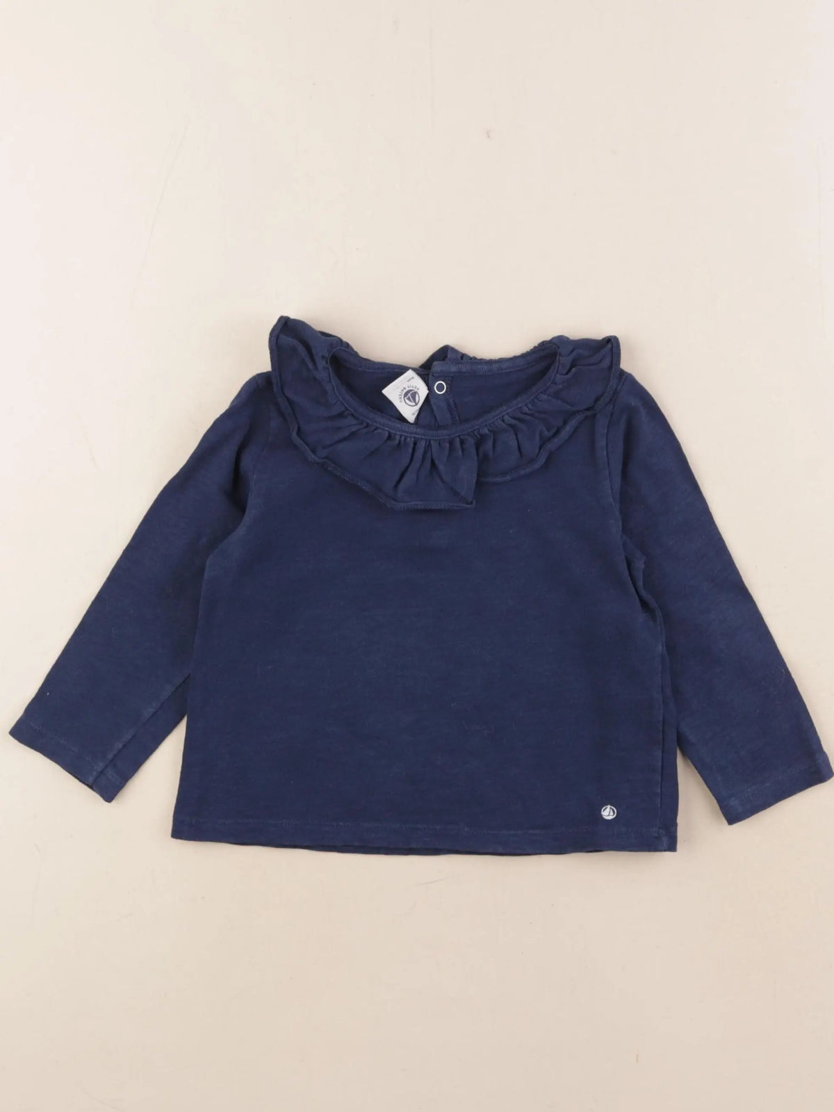 Petit Bateau - tee-shirt bleu - 24 mois