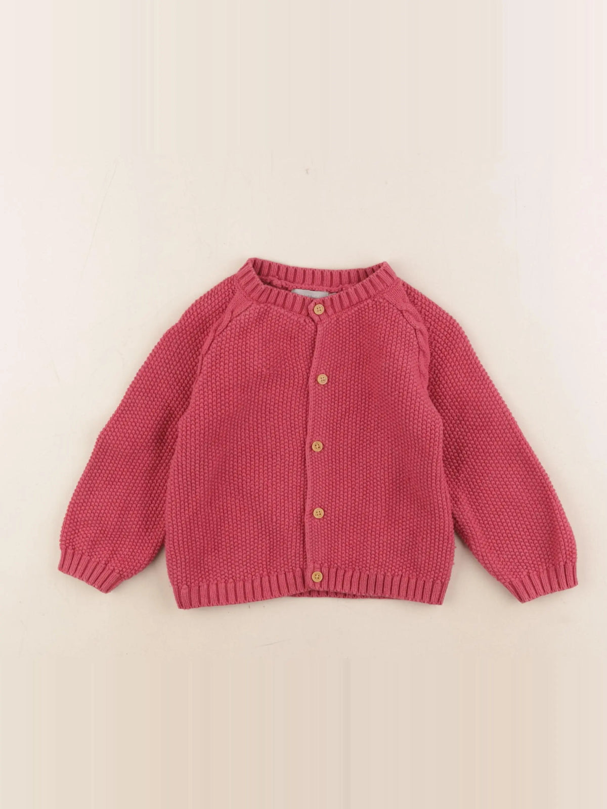 Boutchou - gilet rose - 18 mois