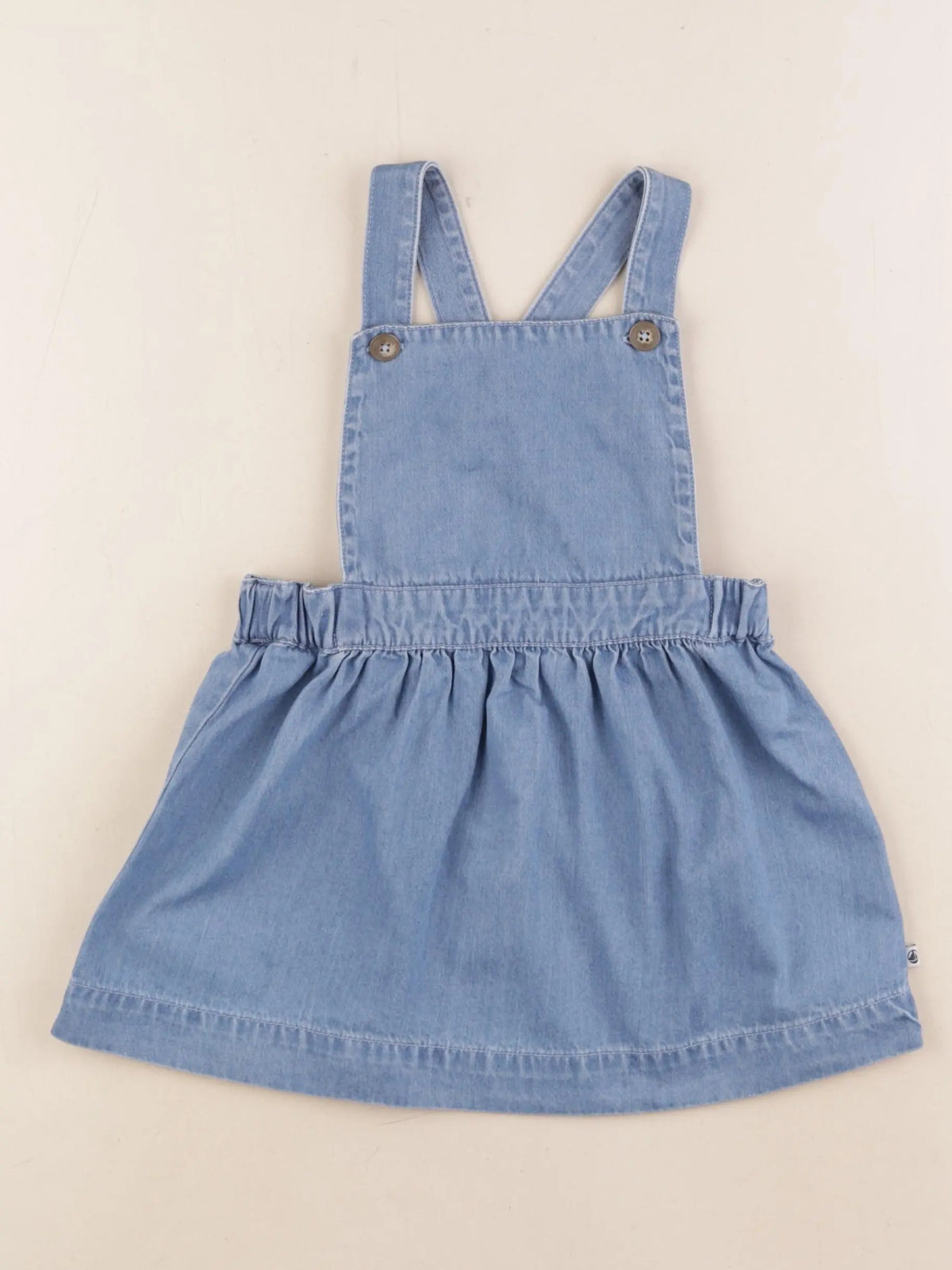 Petit Bateau - robe bleu - 24 mois