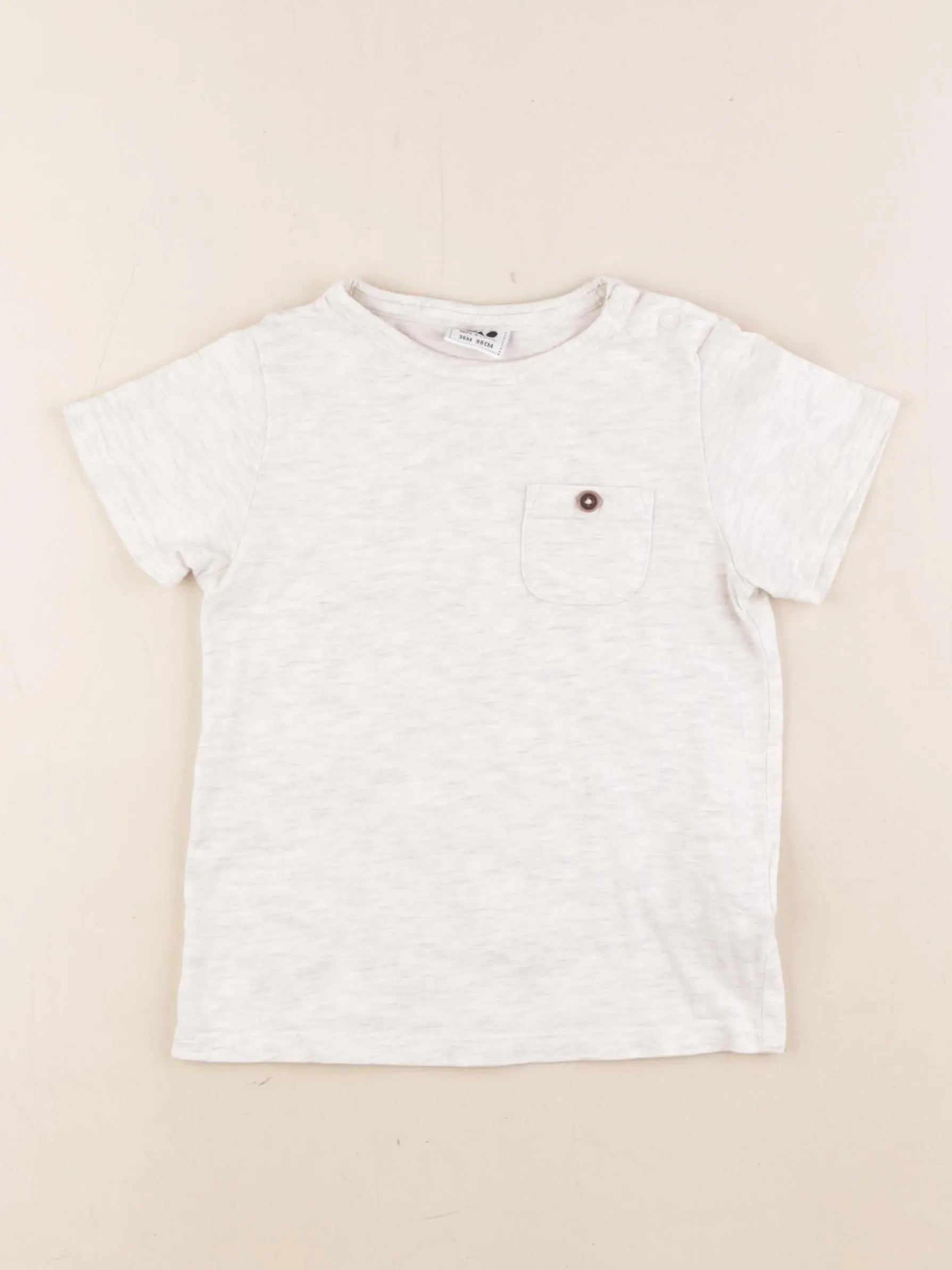 Tape à l'oeil - tee-shirt beige, gris - 36 mois