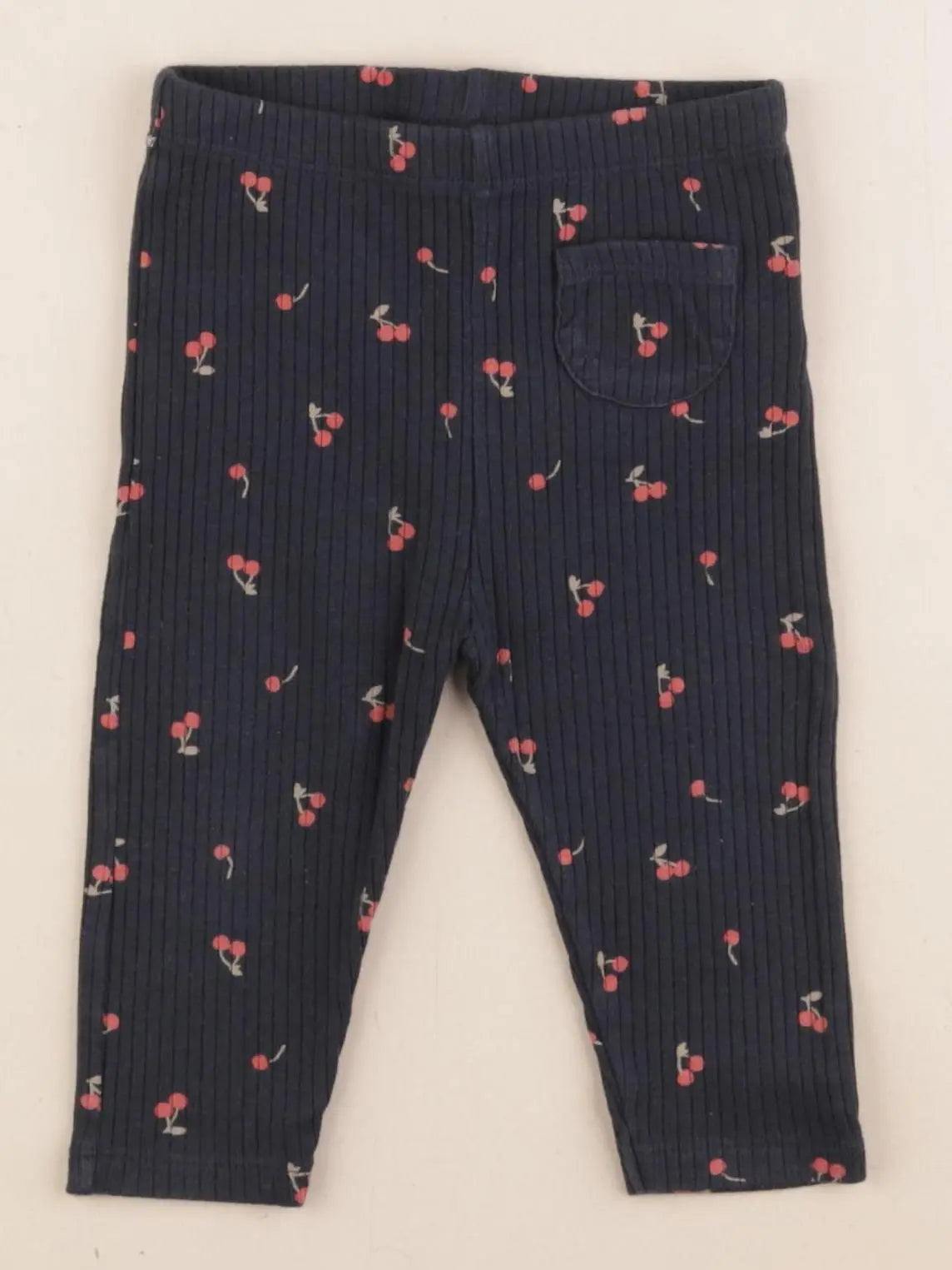 Vertbaudet - legging bleu - 9 mois