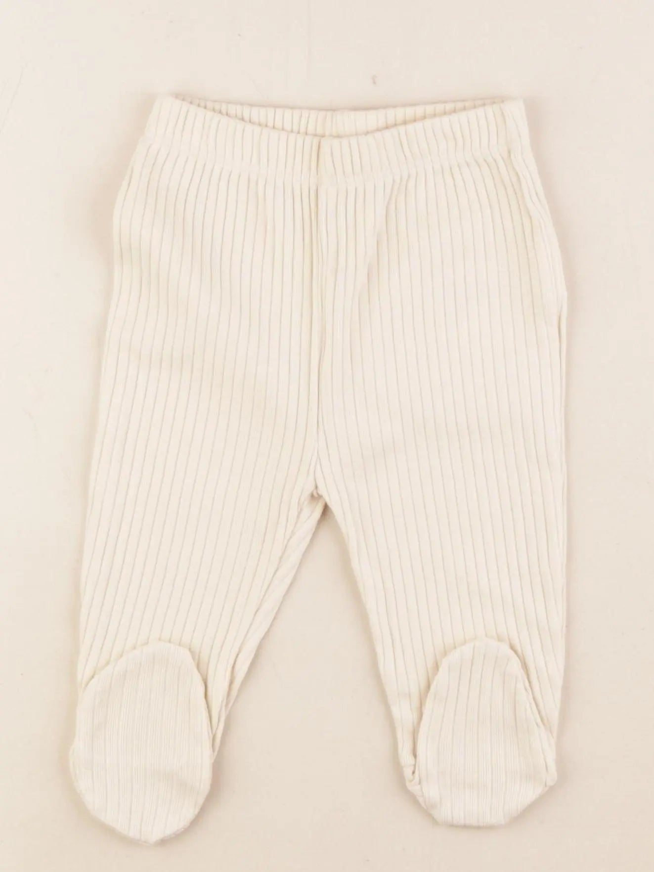 Vertbaudet - legging beige - 9 mois