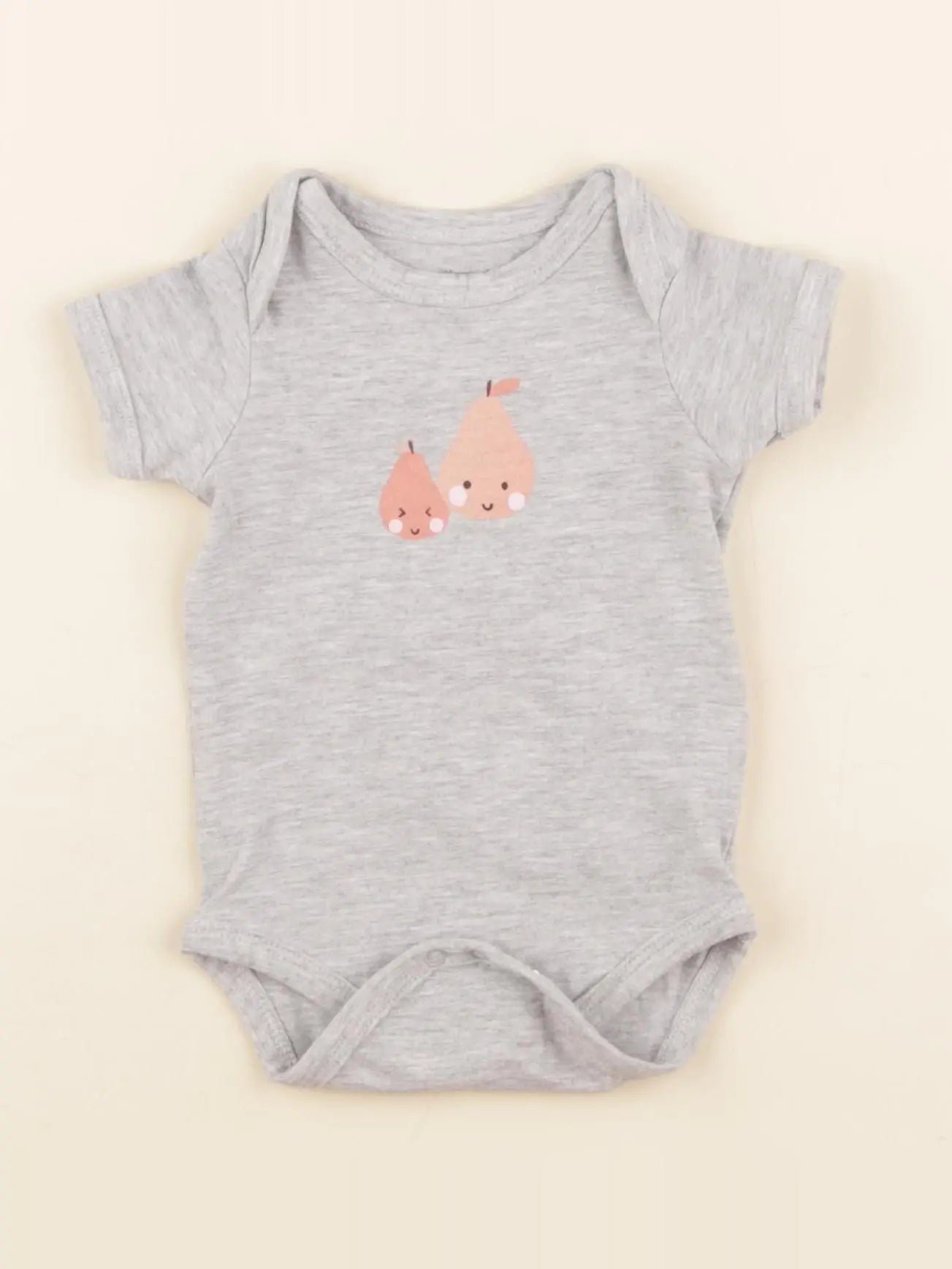 Vertbaudet - body gris - 3 mois
