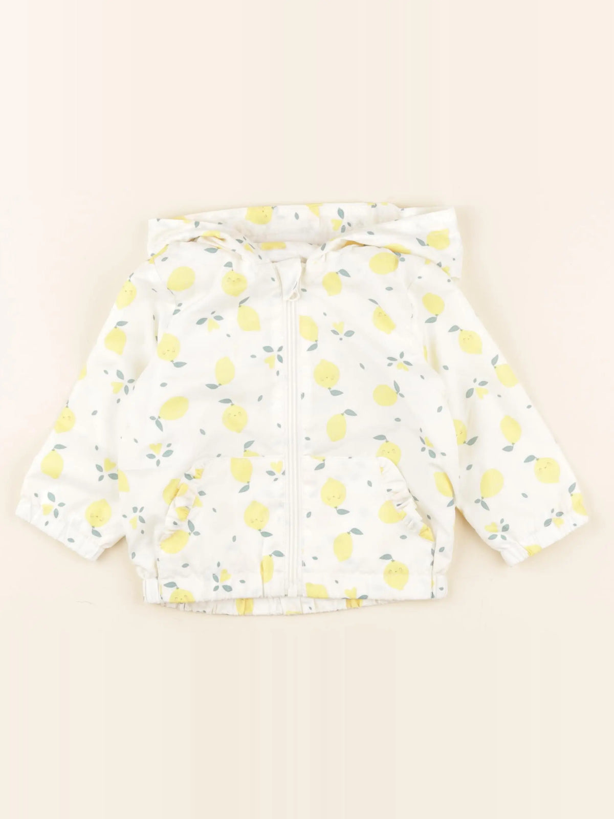 La Redoute - coupe-vent jaune - 12 mois