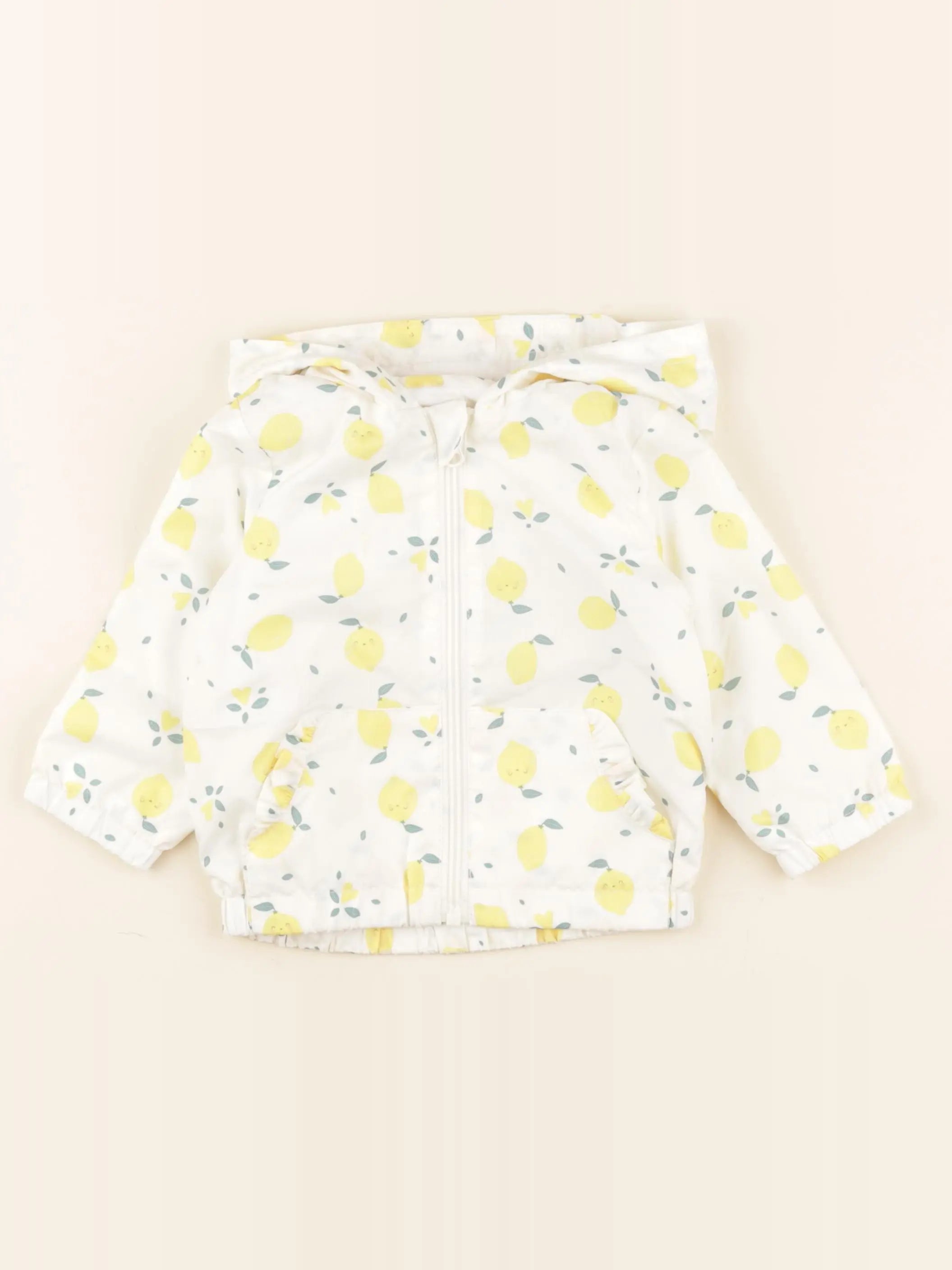 La Redoute - coupe-vent jaune - 12 mois