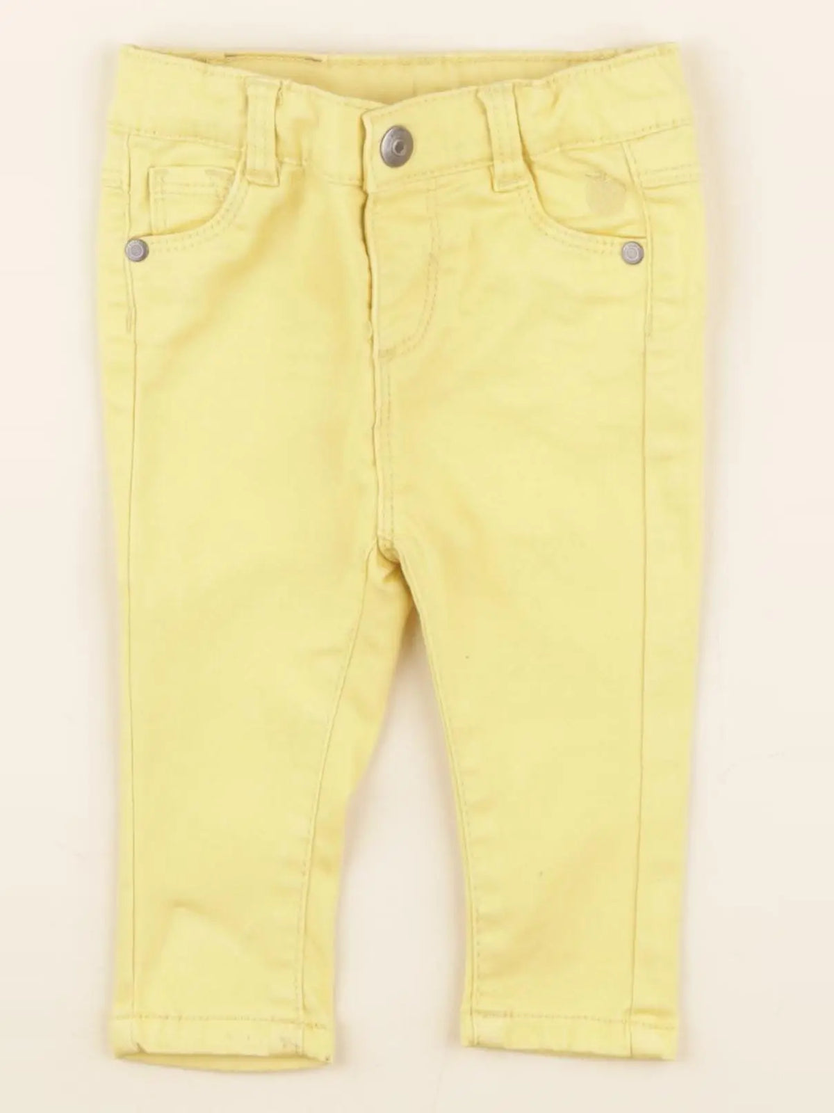 Tape à l'oeil - pantalon jaune - 6 mois