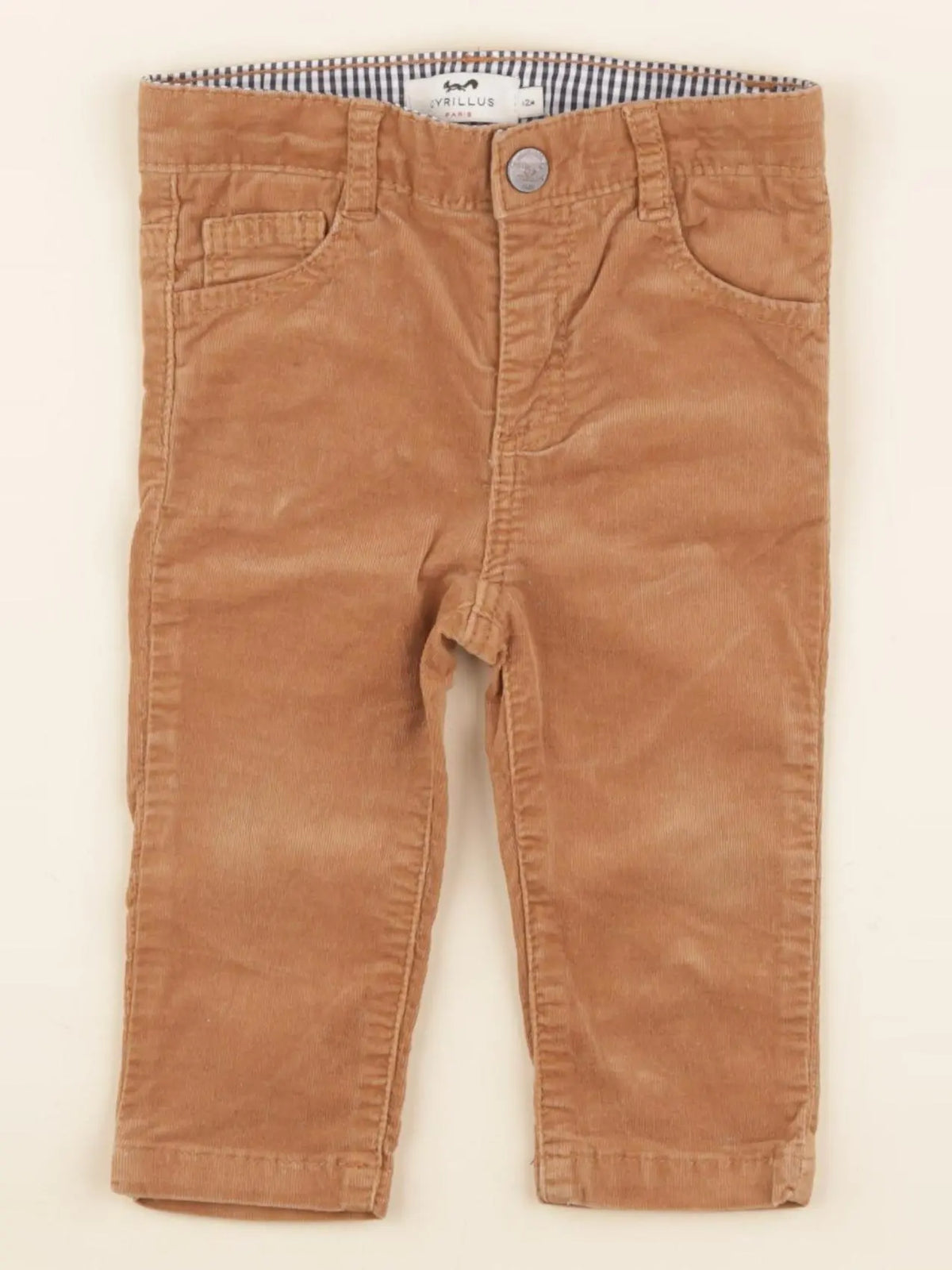 Cyrillus - pantalon marron - 12 mois
