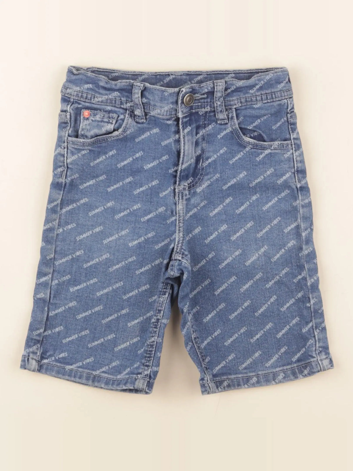 Little Cigogne - short bleu - 5 ans