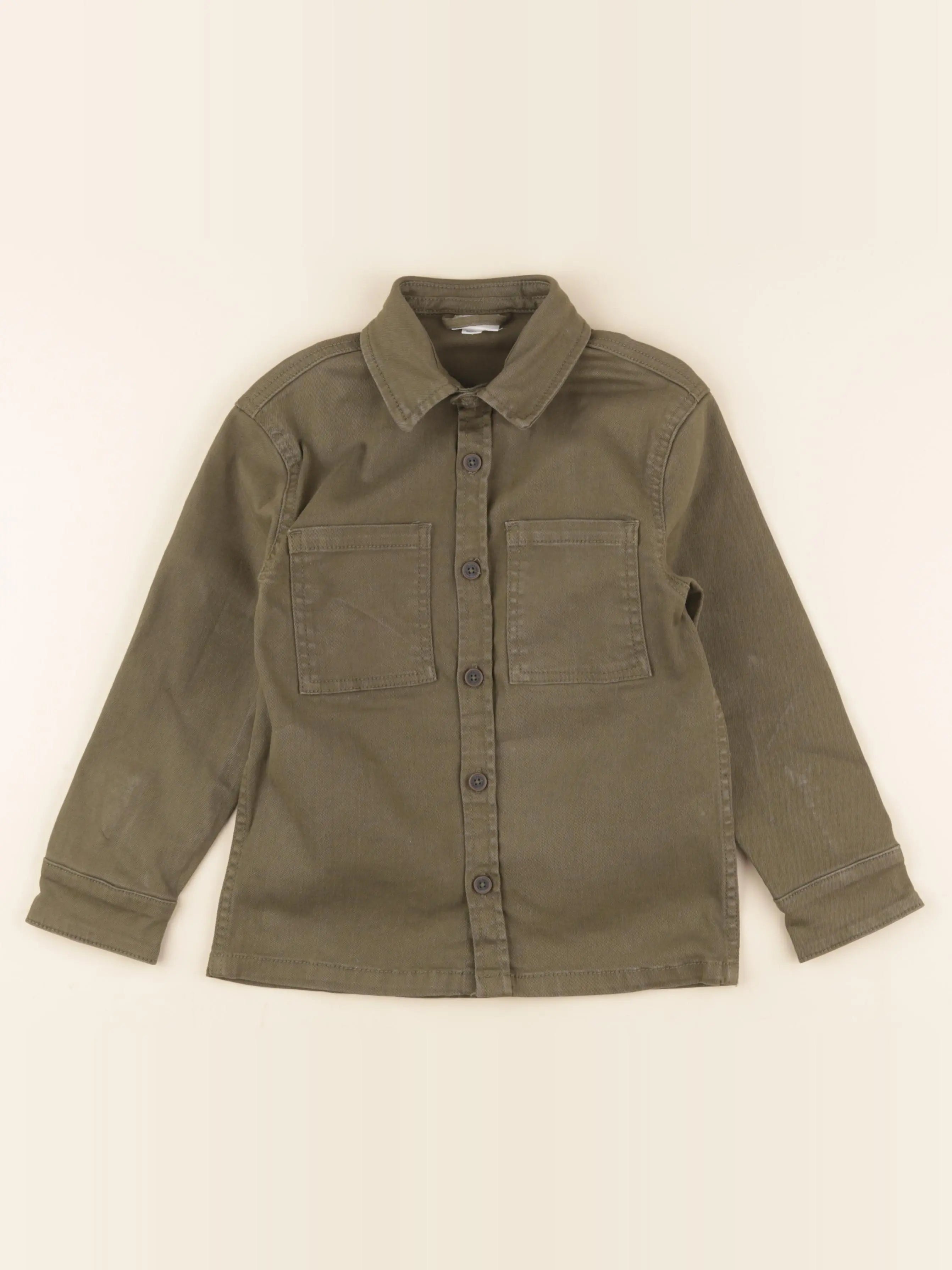 Vertbaudet - veste imprimé au dos vert - 6 ans