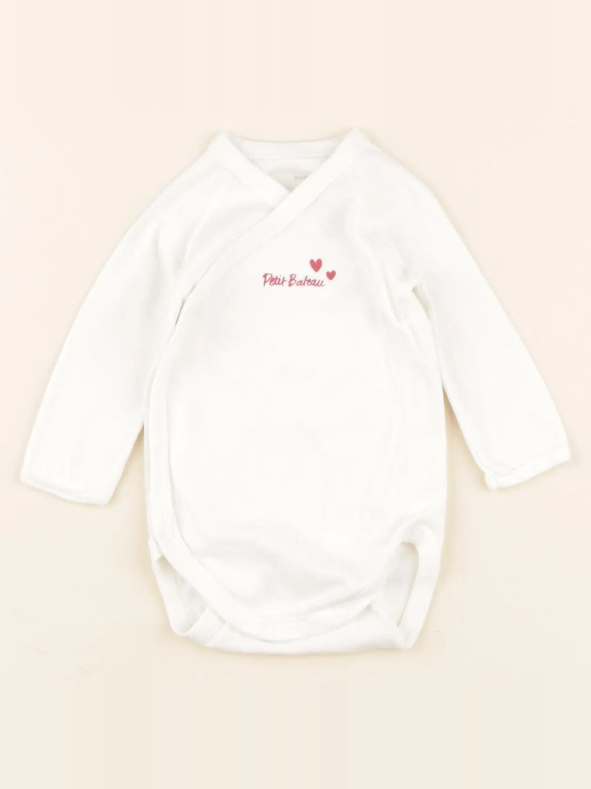 Petit Bateau - body blanc - 3 mois
