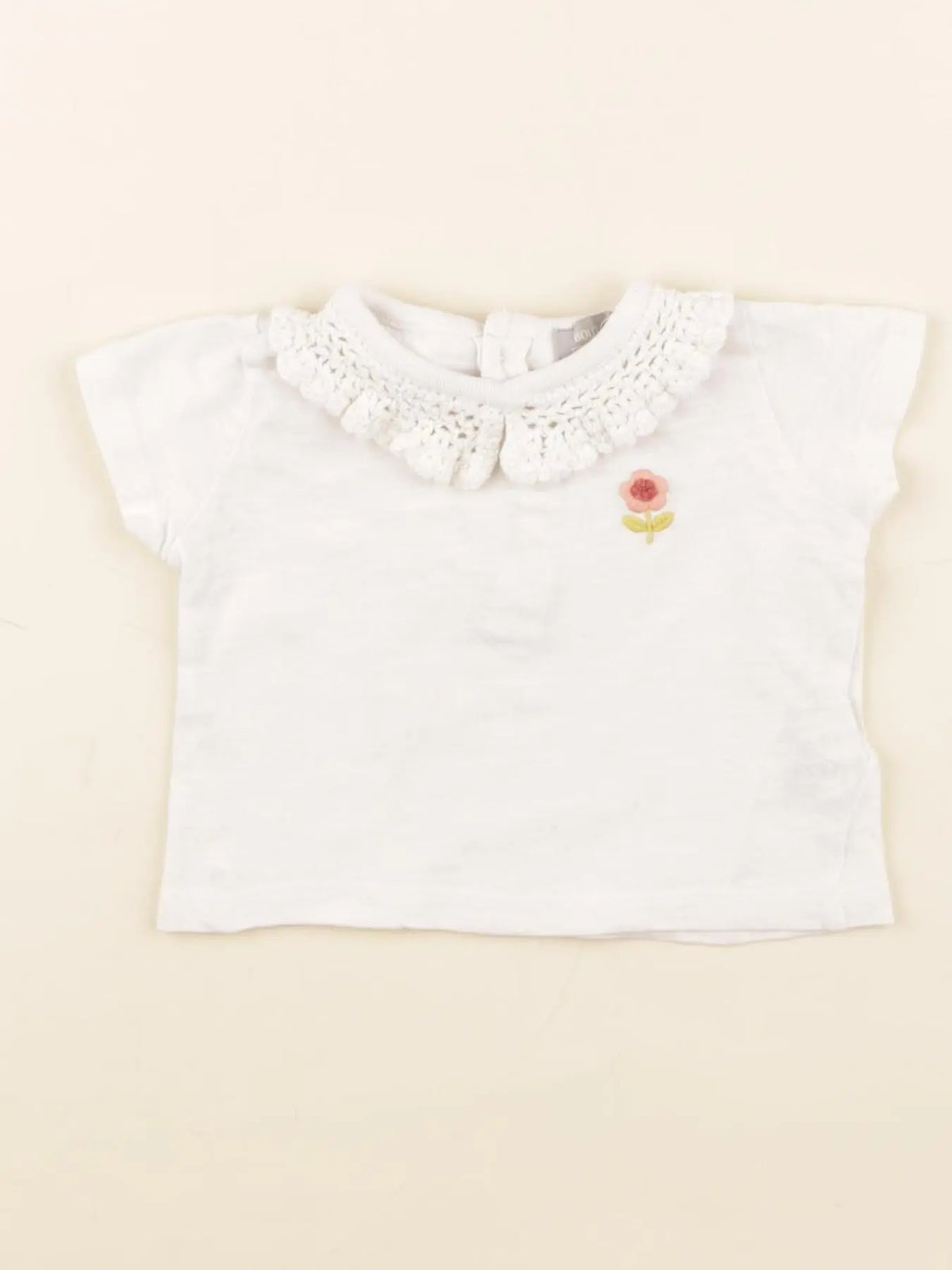 Boutchou - tee-shirt beige - 6 mois