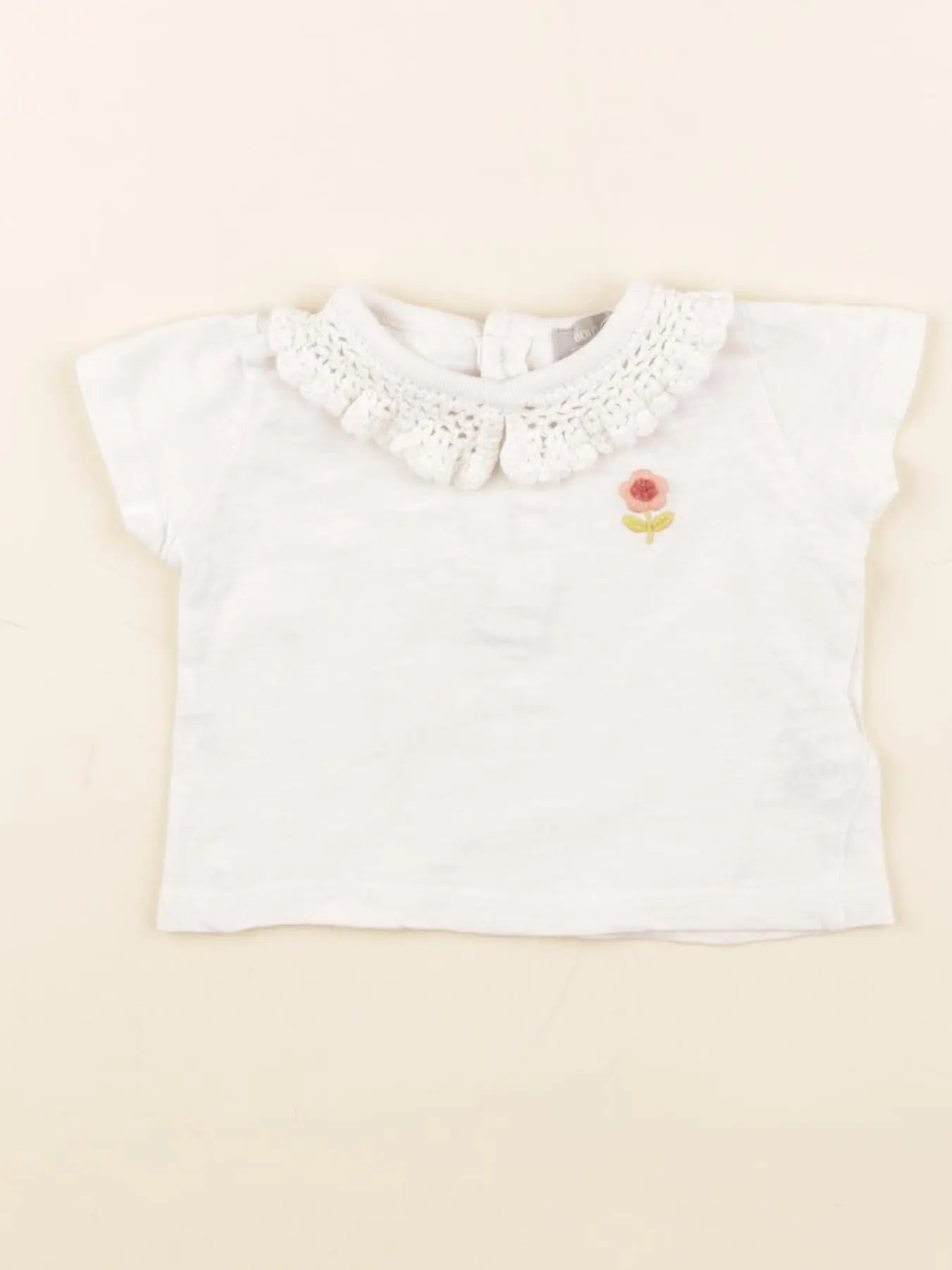 Boutchou - tee-shirt beige - 6 mois