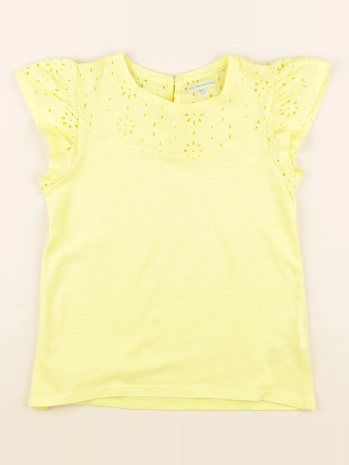 Vertbaudet - tee-shirt jaune - 8 ans