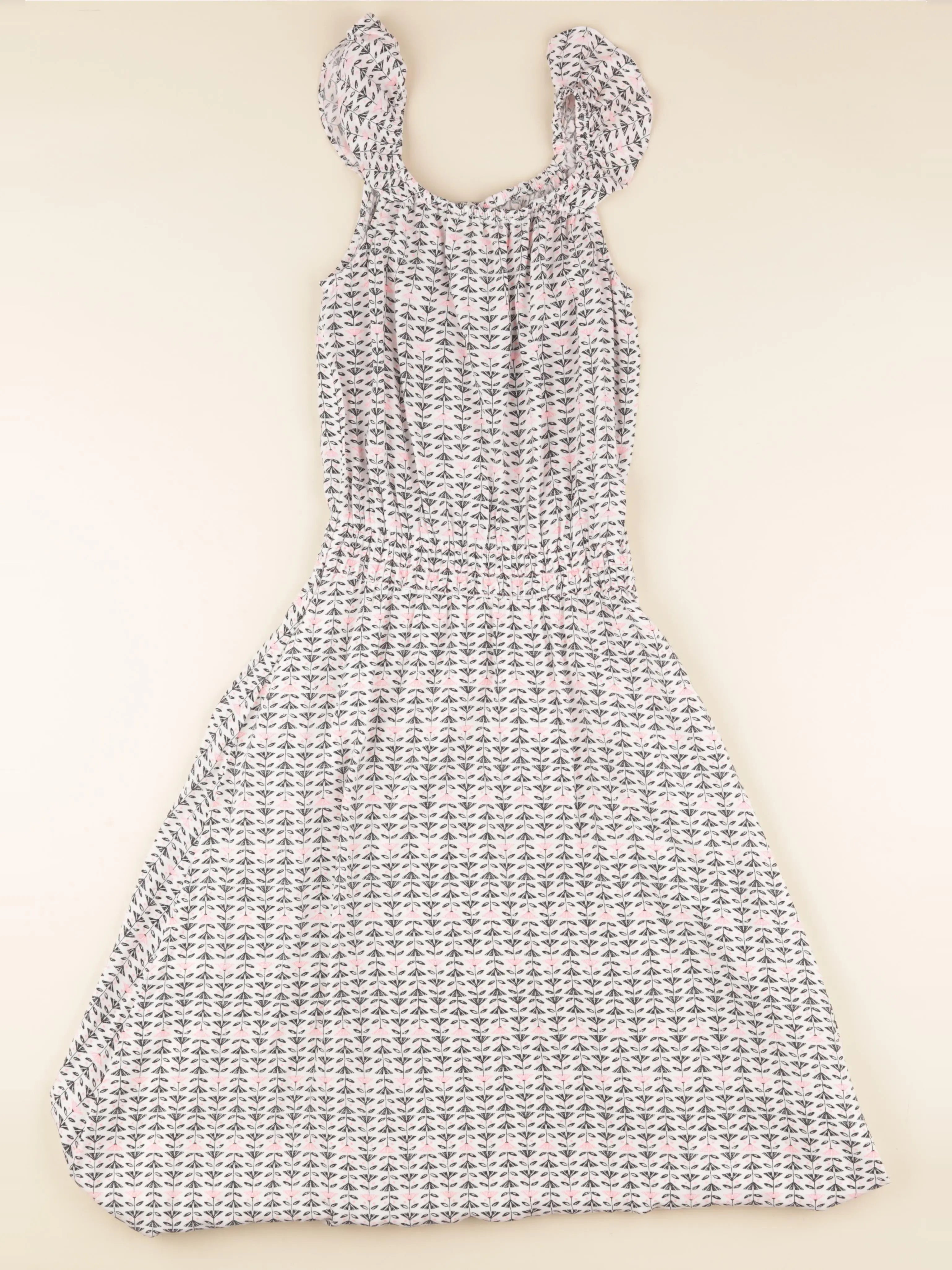Vertbaudet - robe multicolore - 8 ans