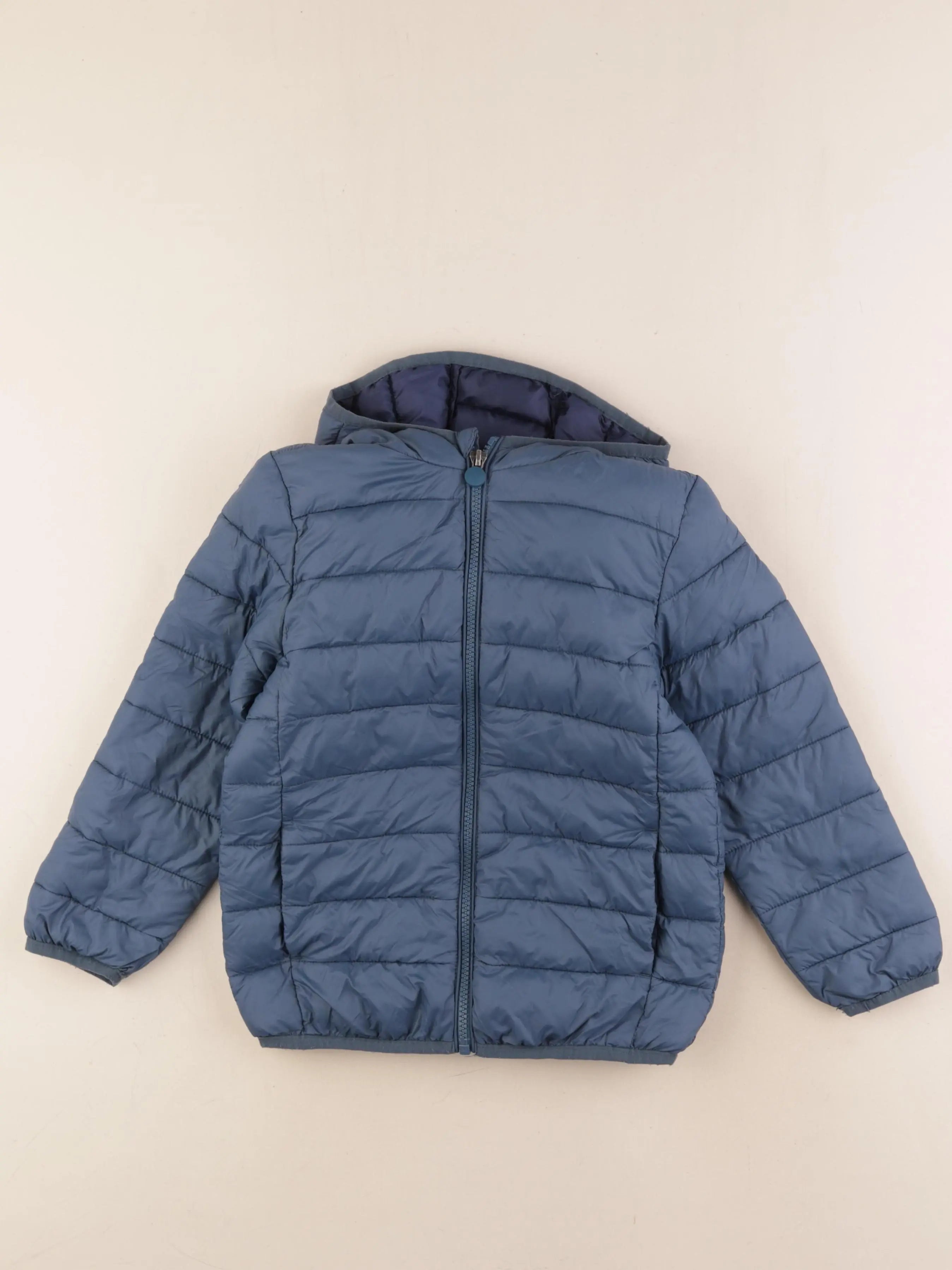 Vertbaudet - doudoune bleu - 7 ans