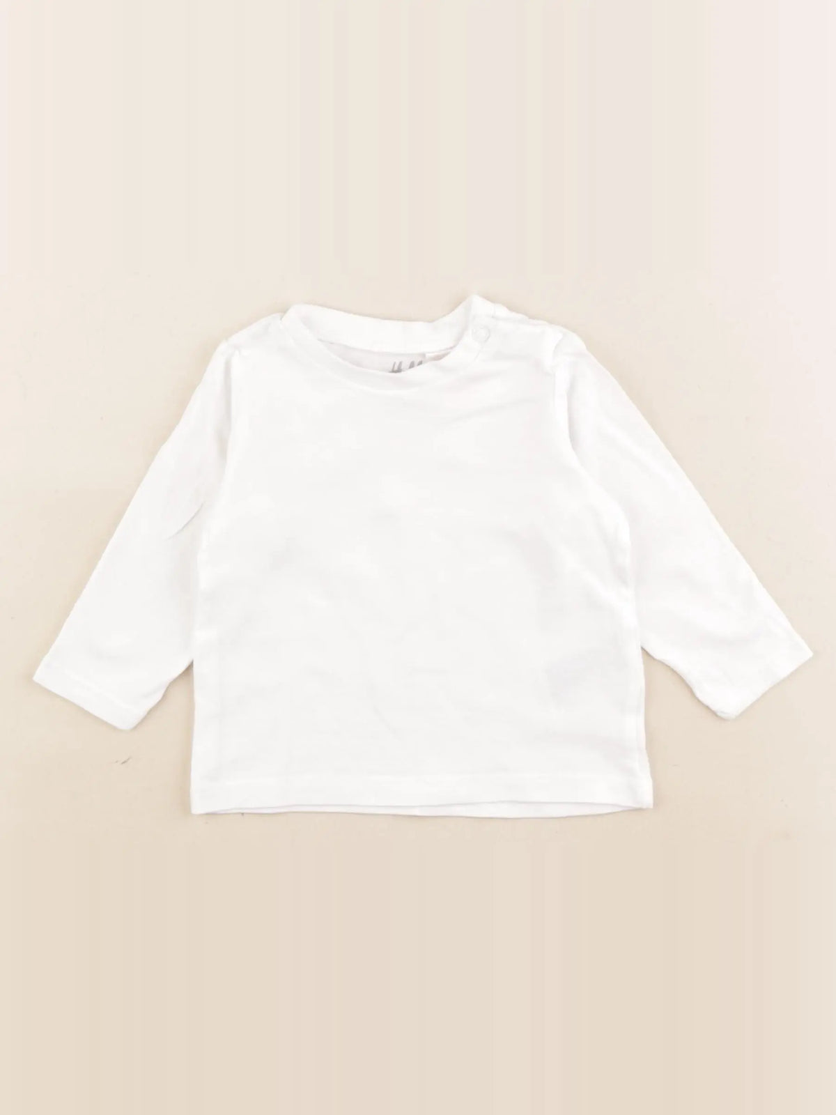 H&M - tee-shirt blanc - 2/4 mois