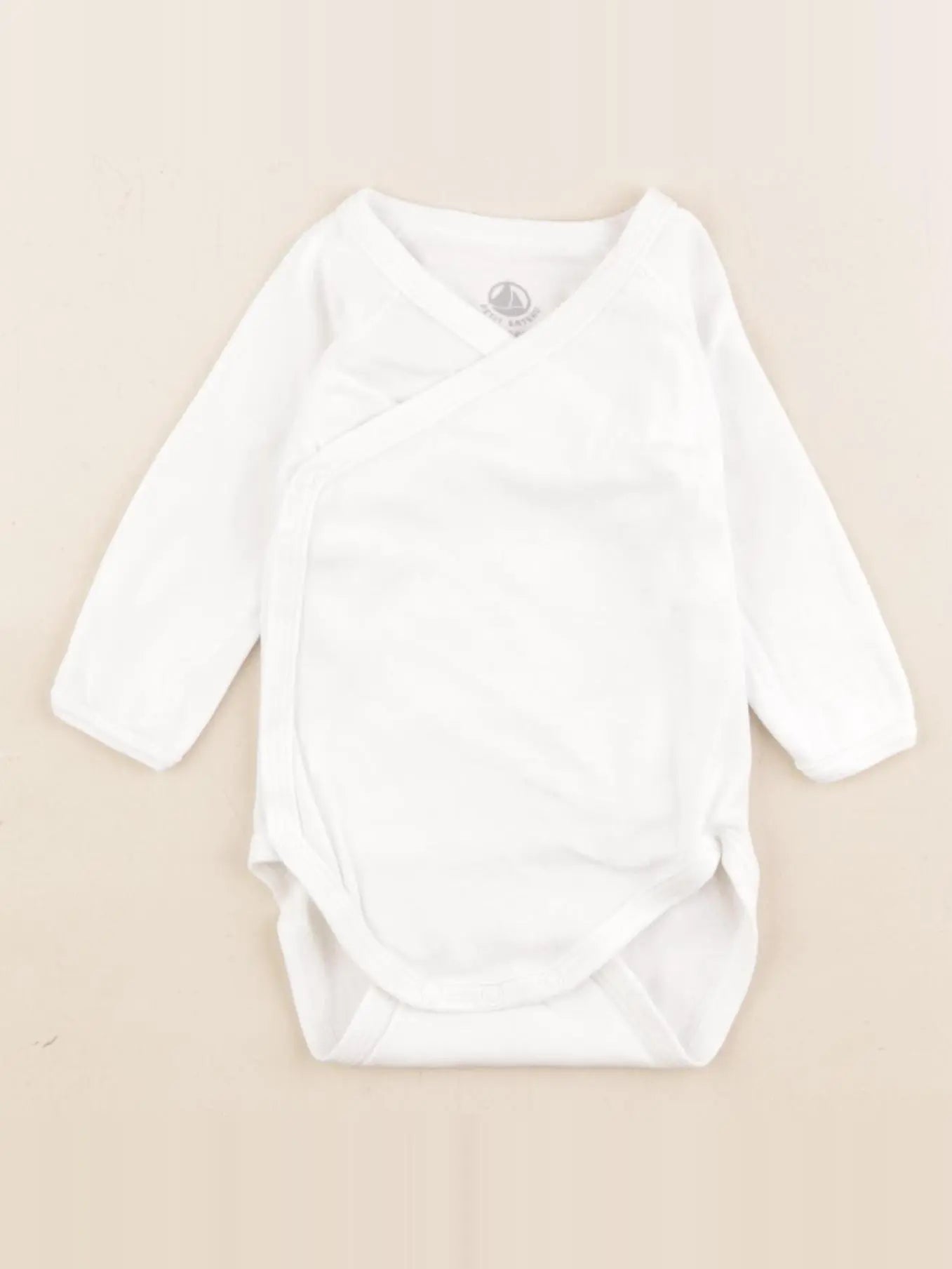 Petit Bateau - body blanc - 3 mois