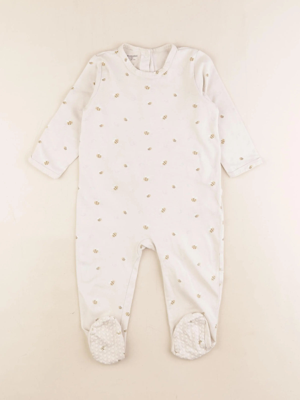 Vertbaudet - pyjama coton marron - 18 mois