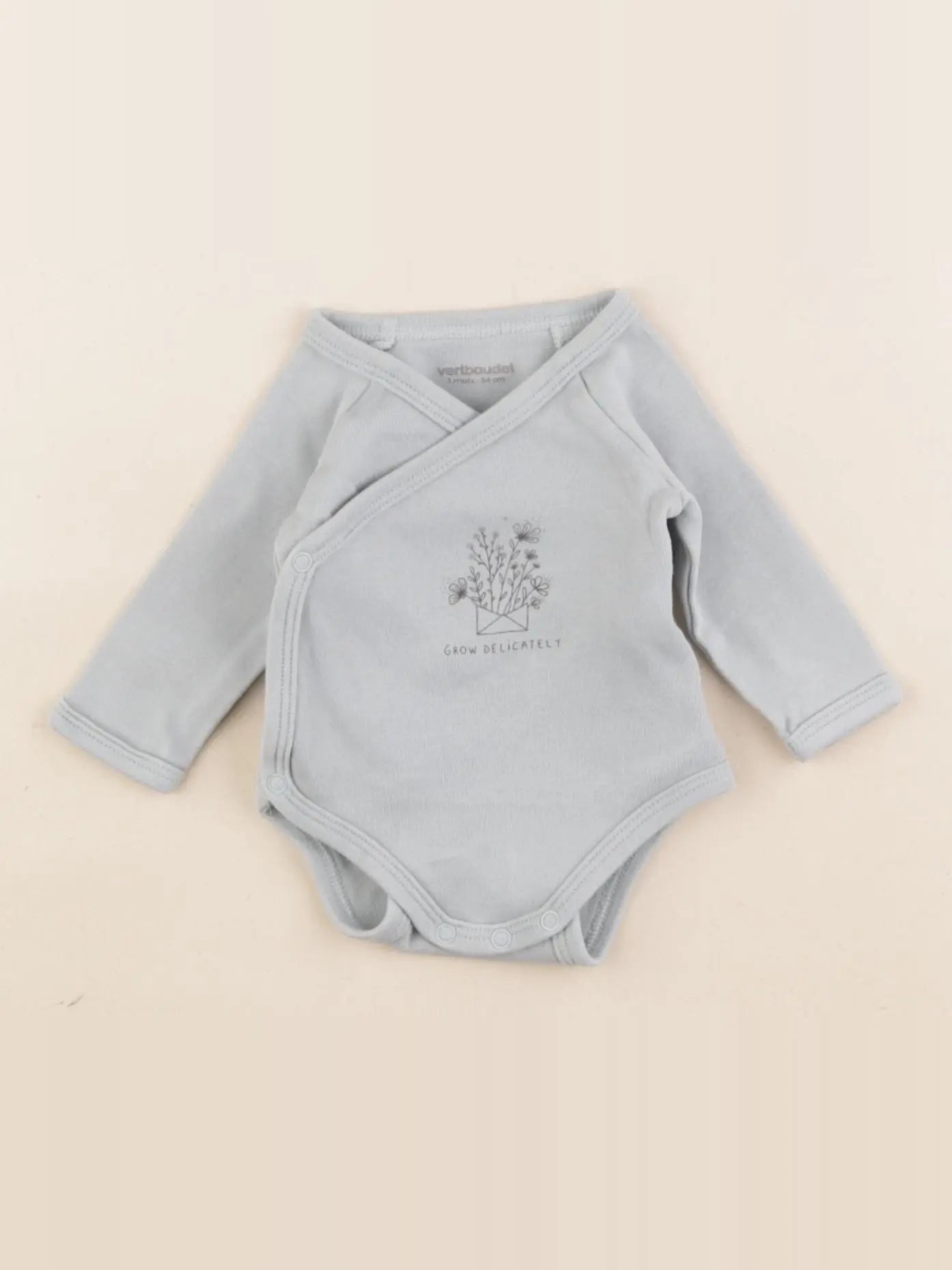 Vertbaudet - body vert - 1 mois