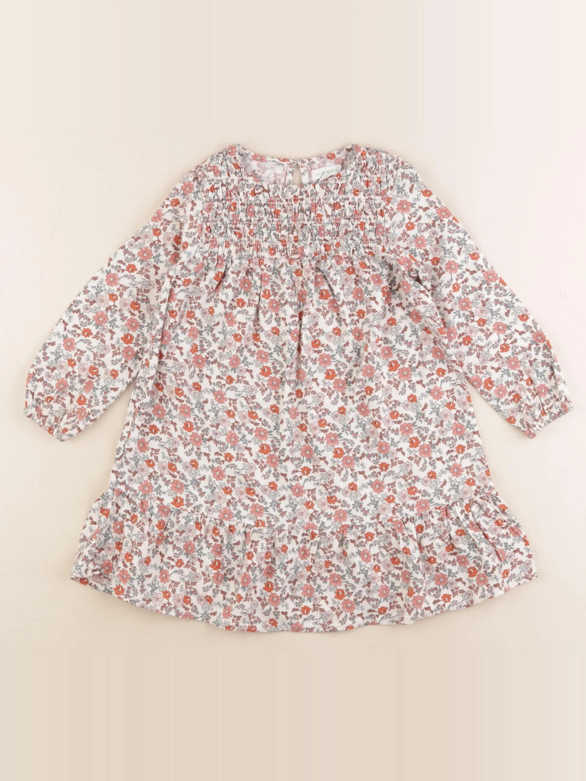 Vertbaudet - robe multicolore - 3 ans