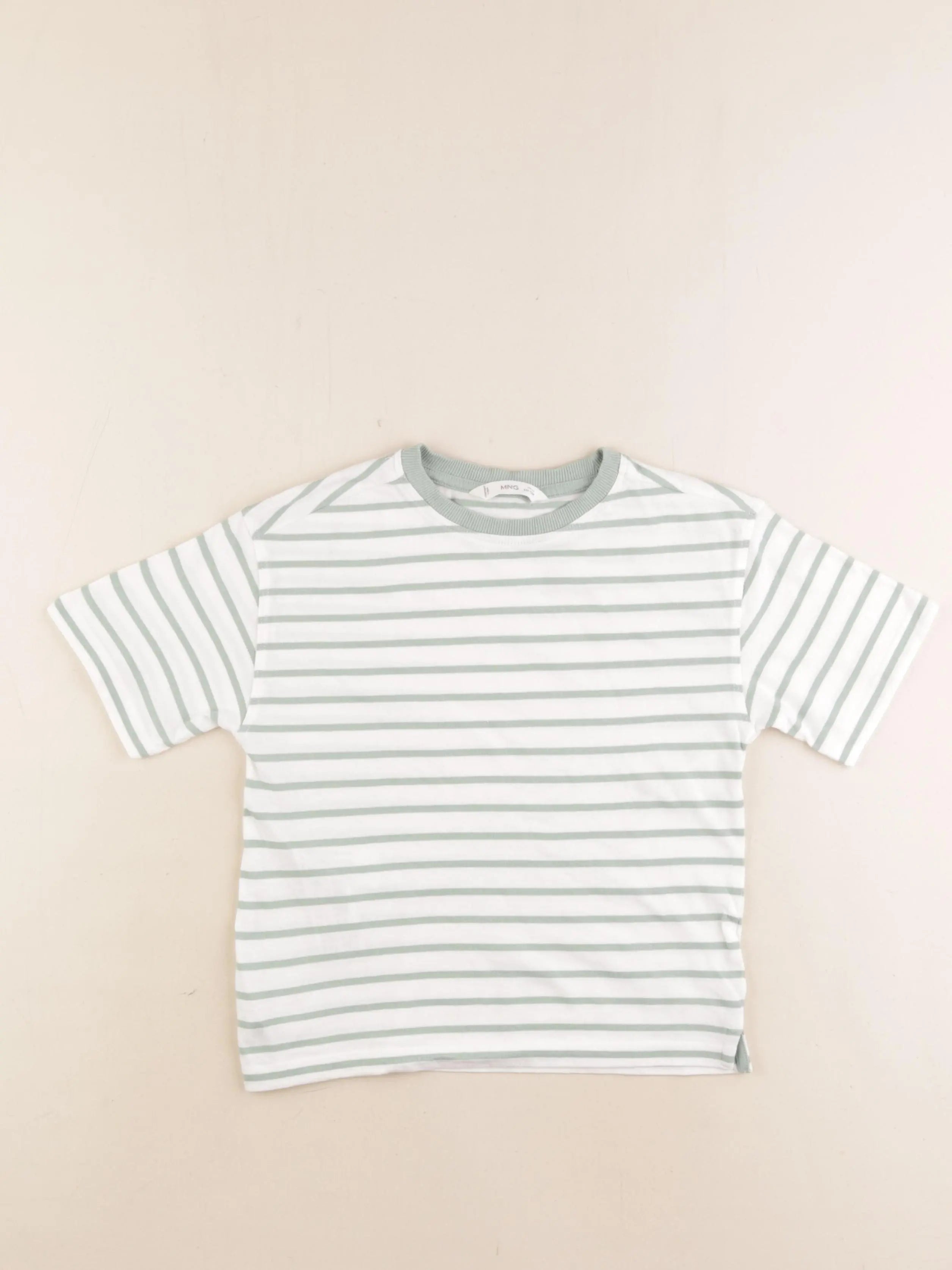 Mango - tee-shirt blanc, vert - 5/6 ans