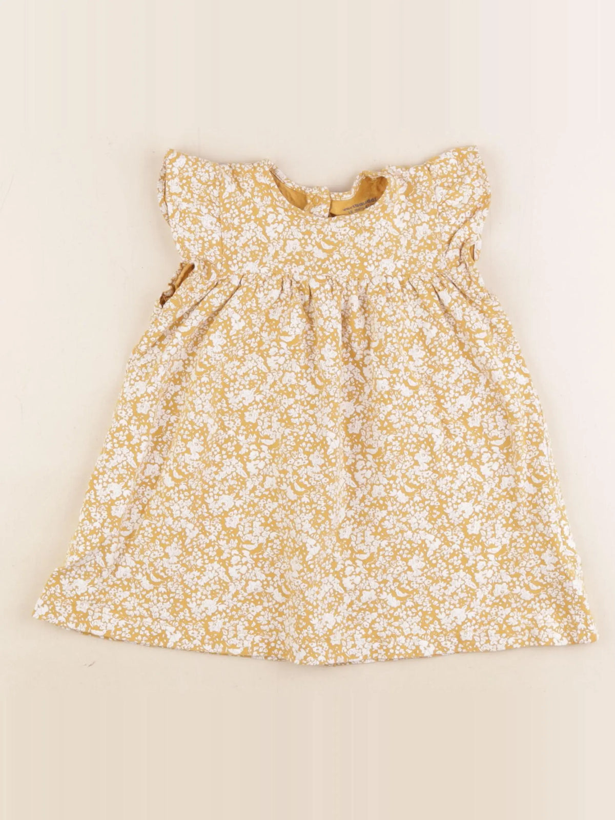 Vertbaudet - robe jaune - 18 mois