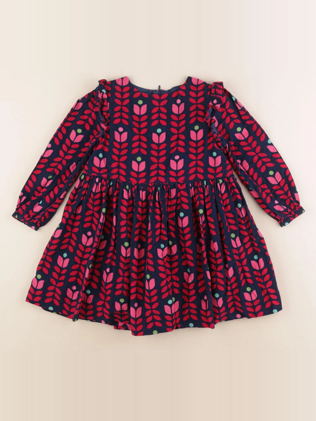 Jacadi - robe bleu, rose - 4 ans