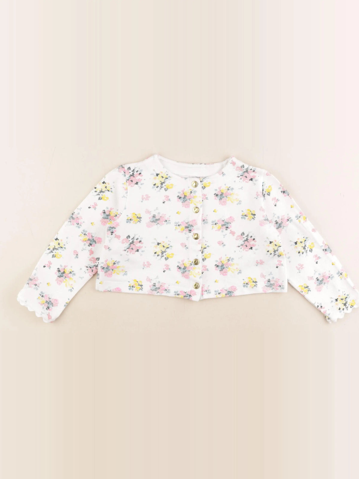 Petit Bateau - gilet multicolore - 4 ans