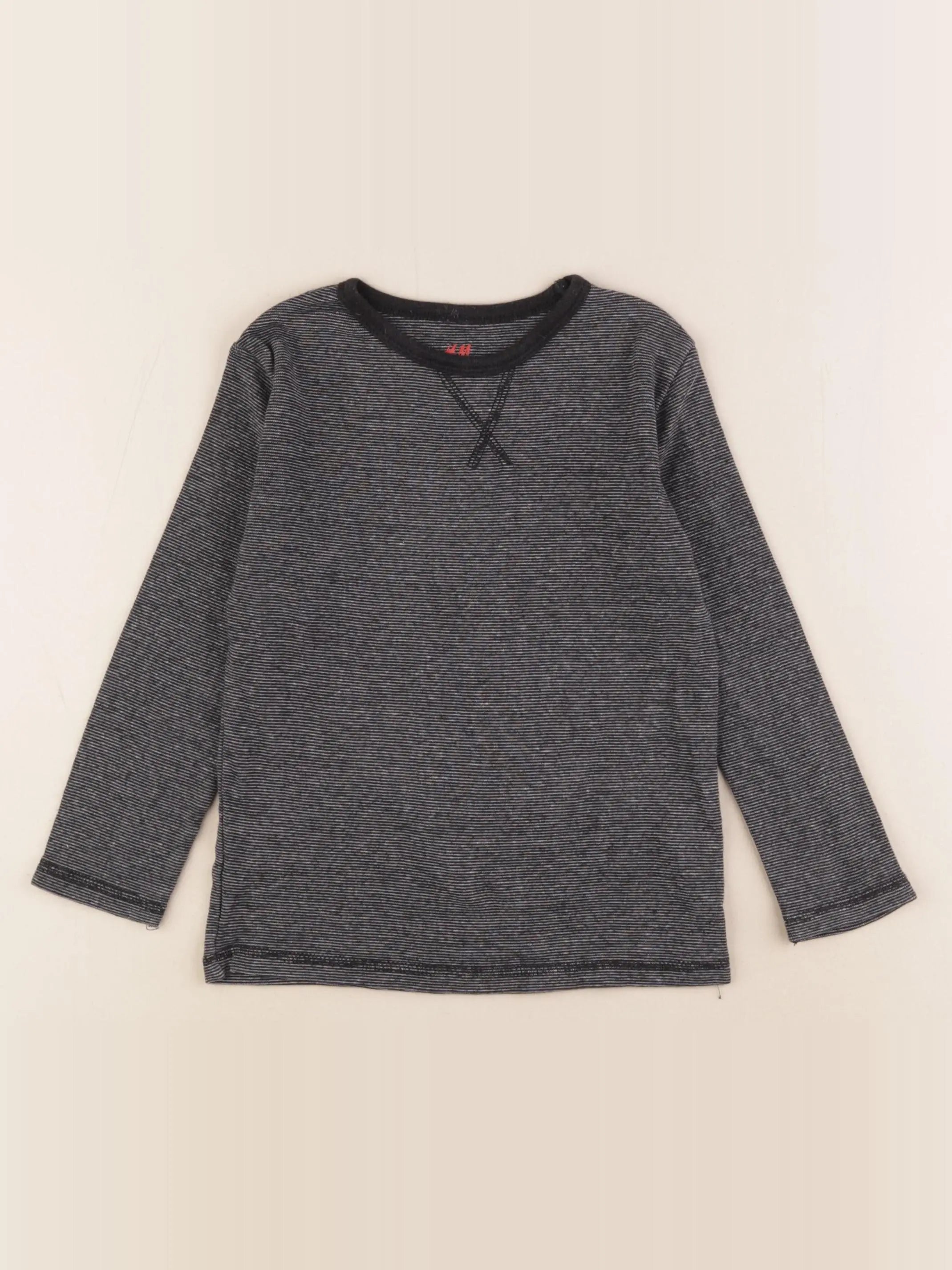 H&M - maillot de corps noir - 4/6 ans
