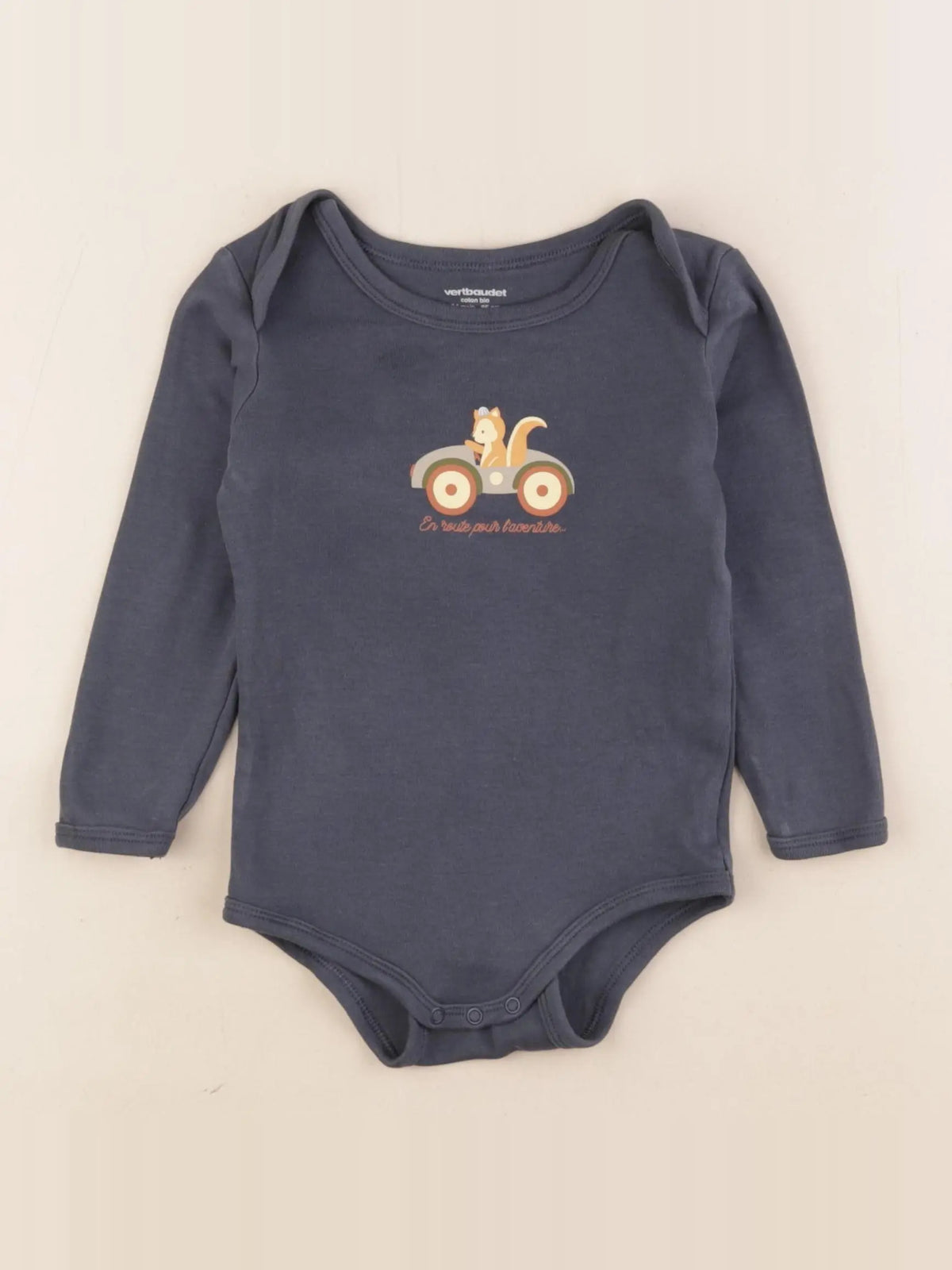 Vertbaudet - body bleu - 24 mois