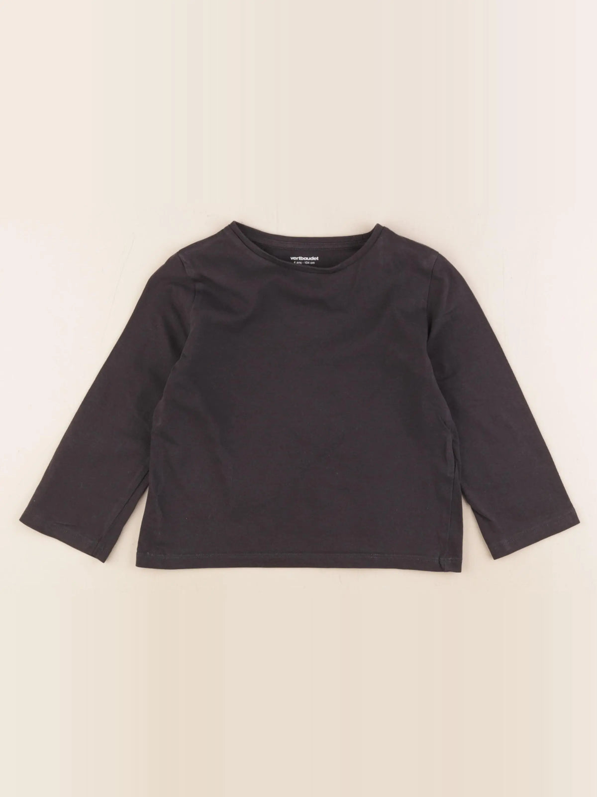 Vertbaudet - tee-shirt gris - 4 ans