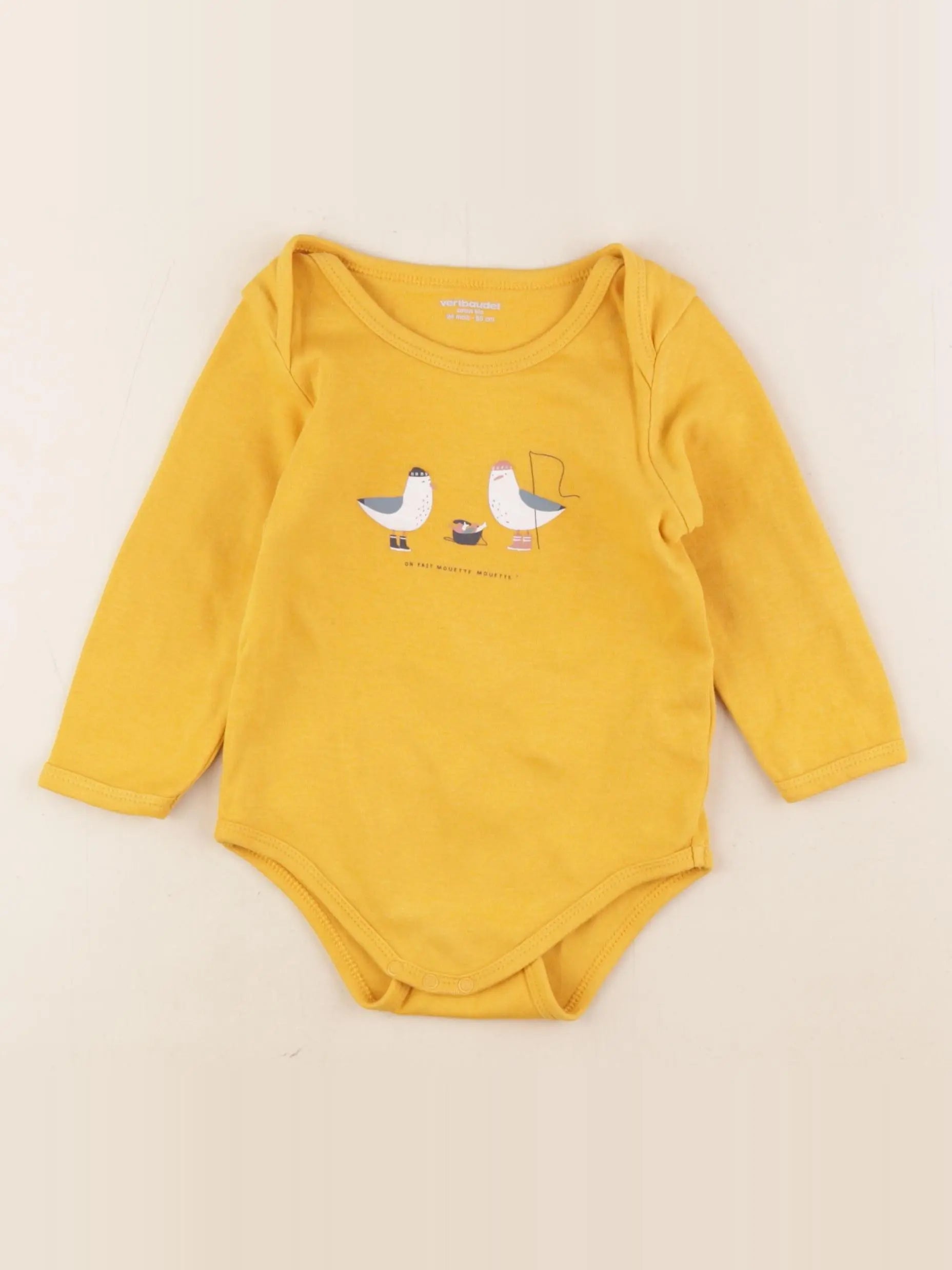 Vertbaudet - body jaune - 24 mois