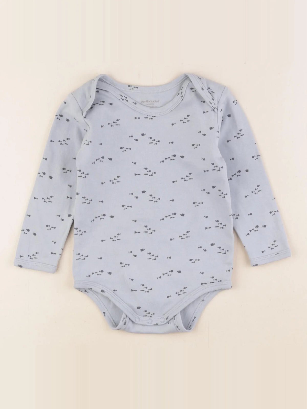 Vertbaudet - body bleu - 24 mois