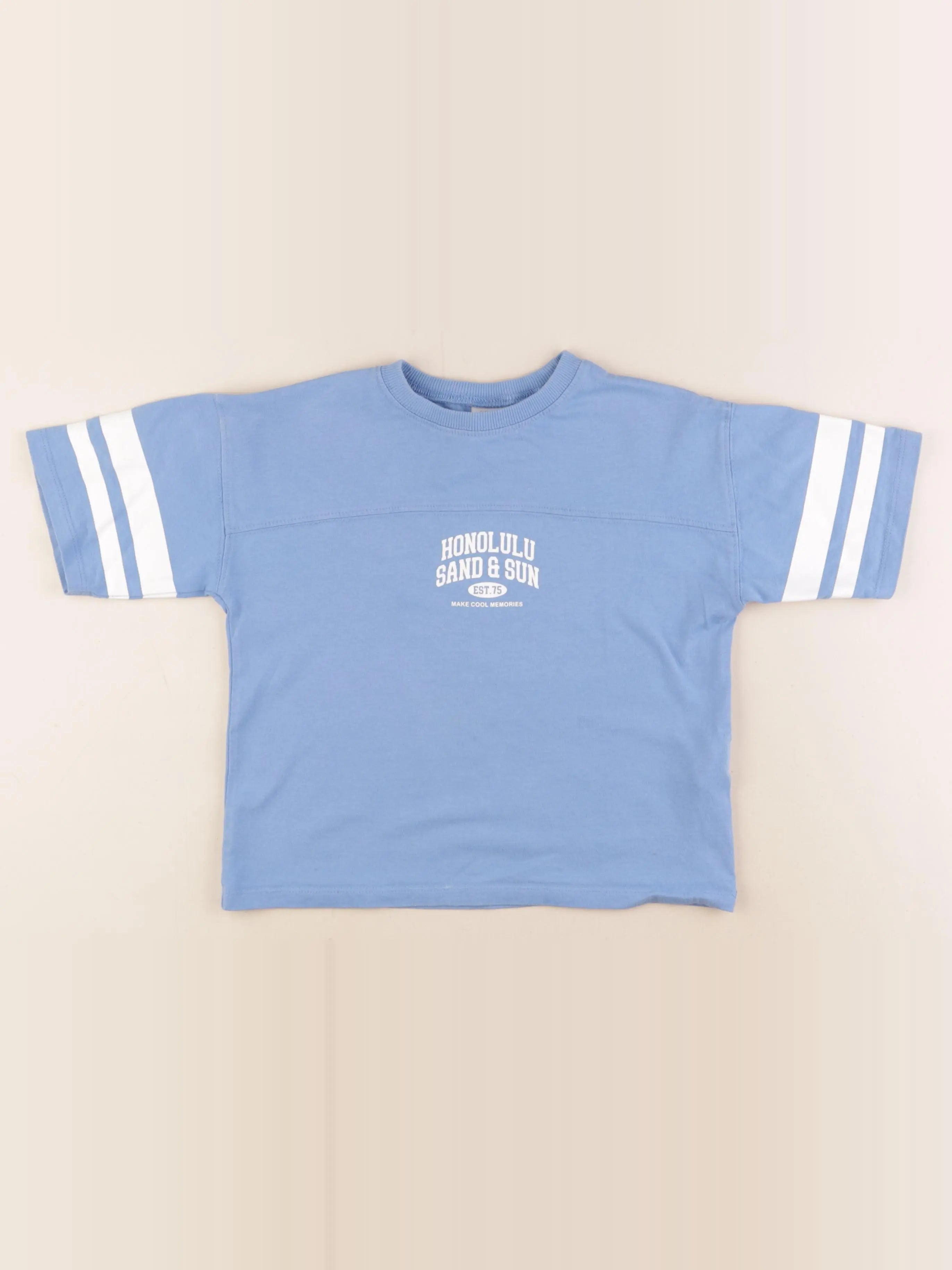 Zara - tee-shirt bleu - 5 ans