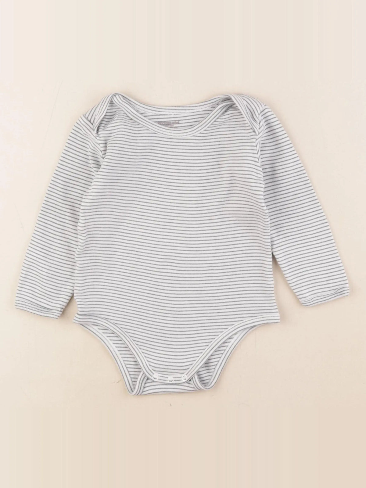 Vertbaudet - body blanc, vert - 24 mois