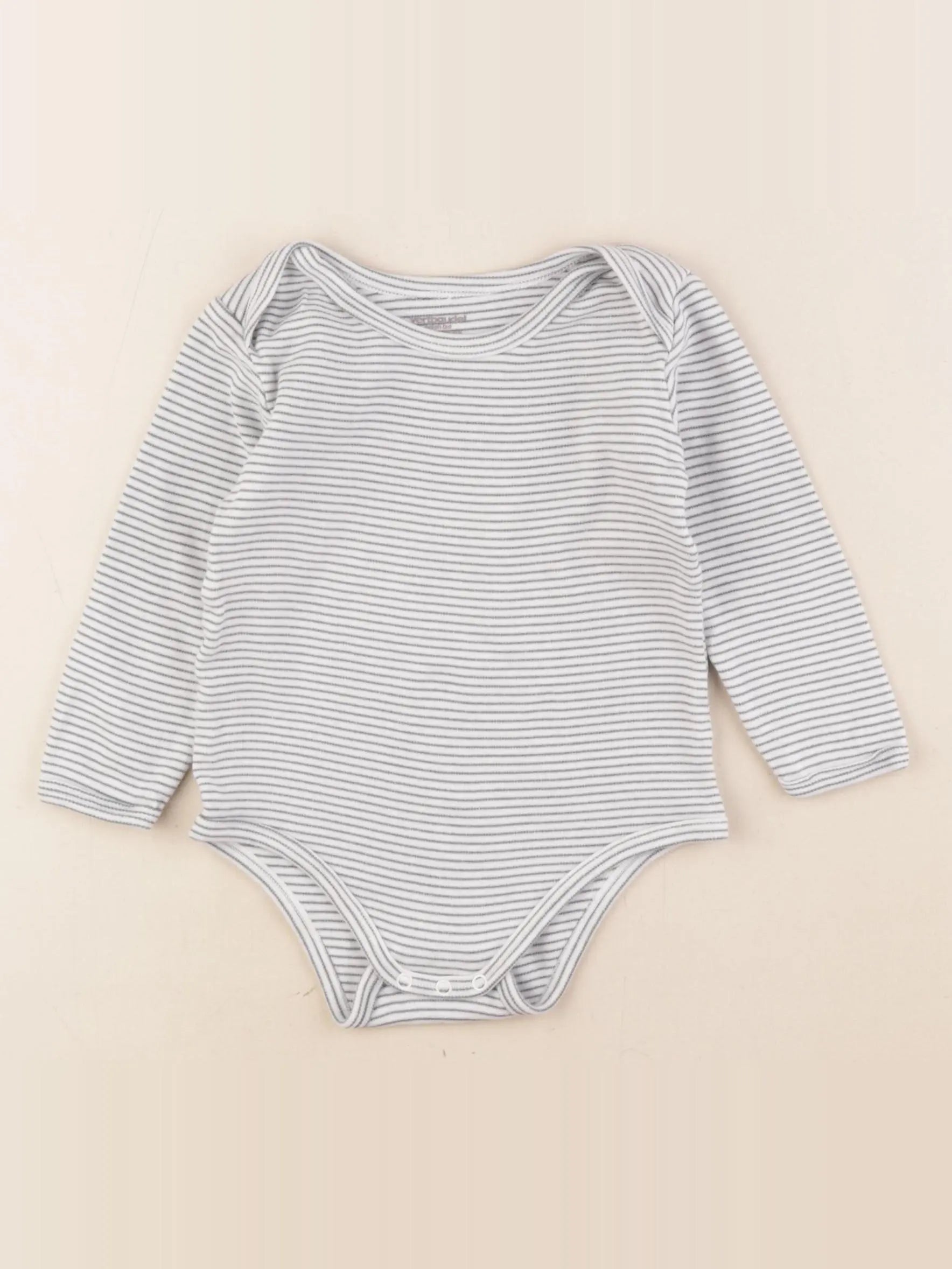 Vertbaudet - body blanc, vert - 24 mois