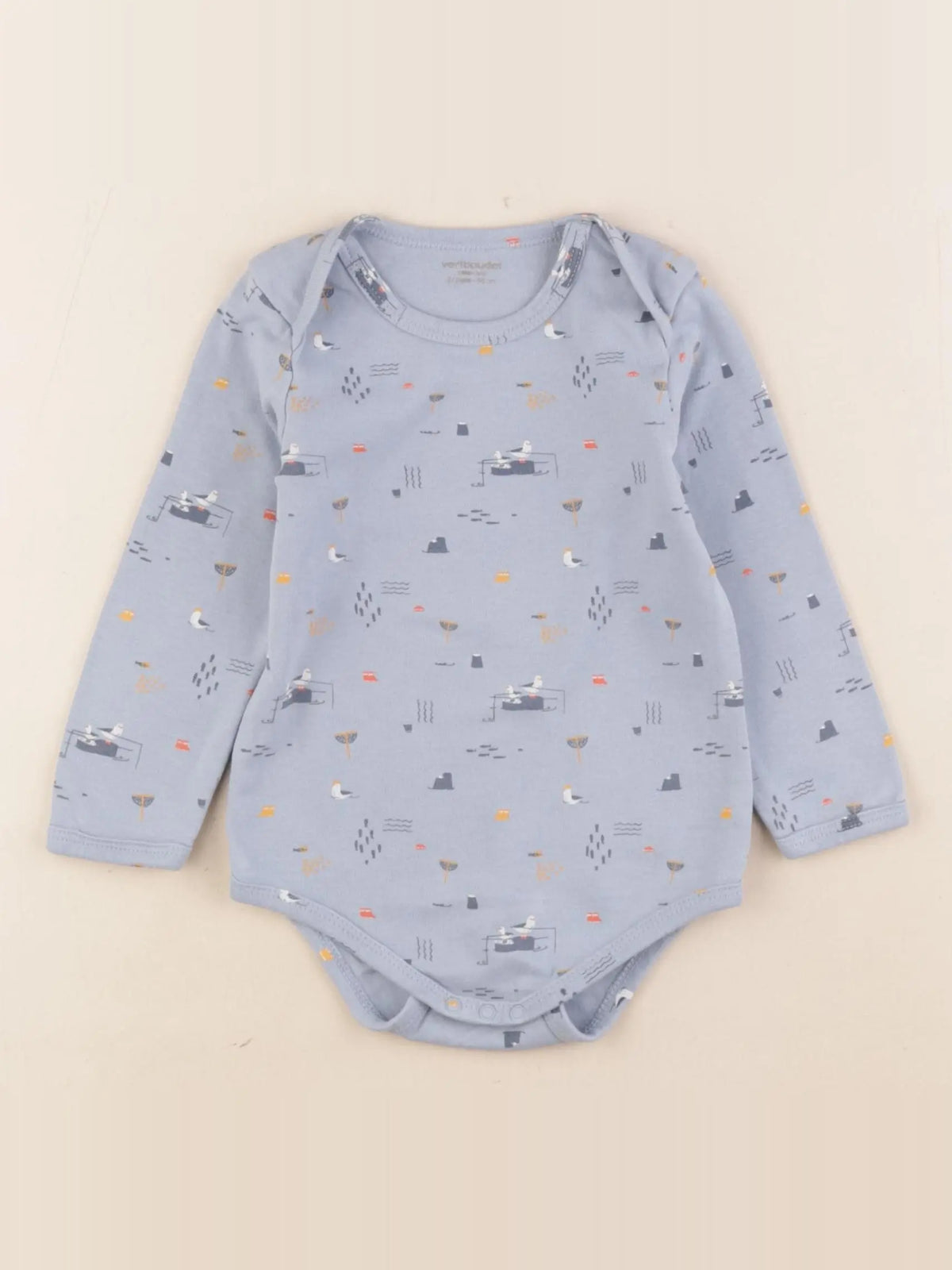 Vertbaudet - body bleu - 24 mois