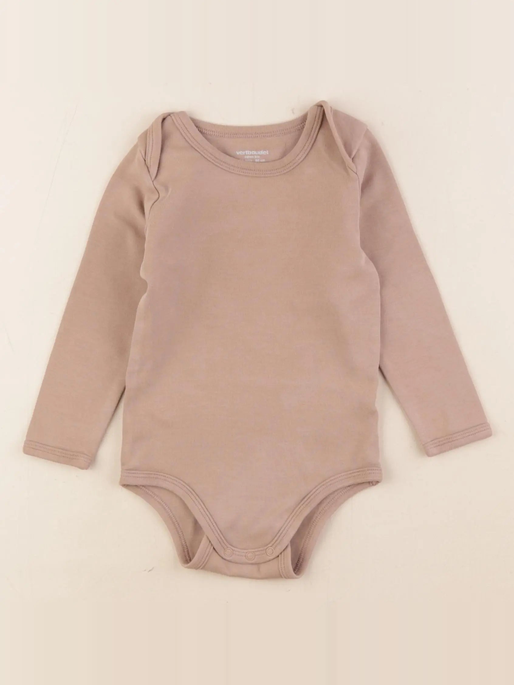 Vertbaudet - body marron - 24 mois