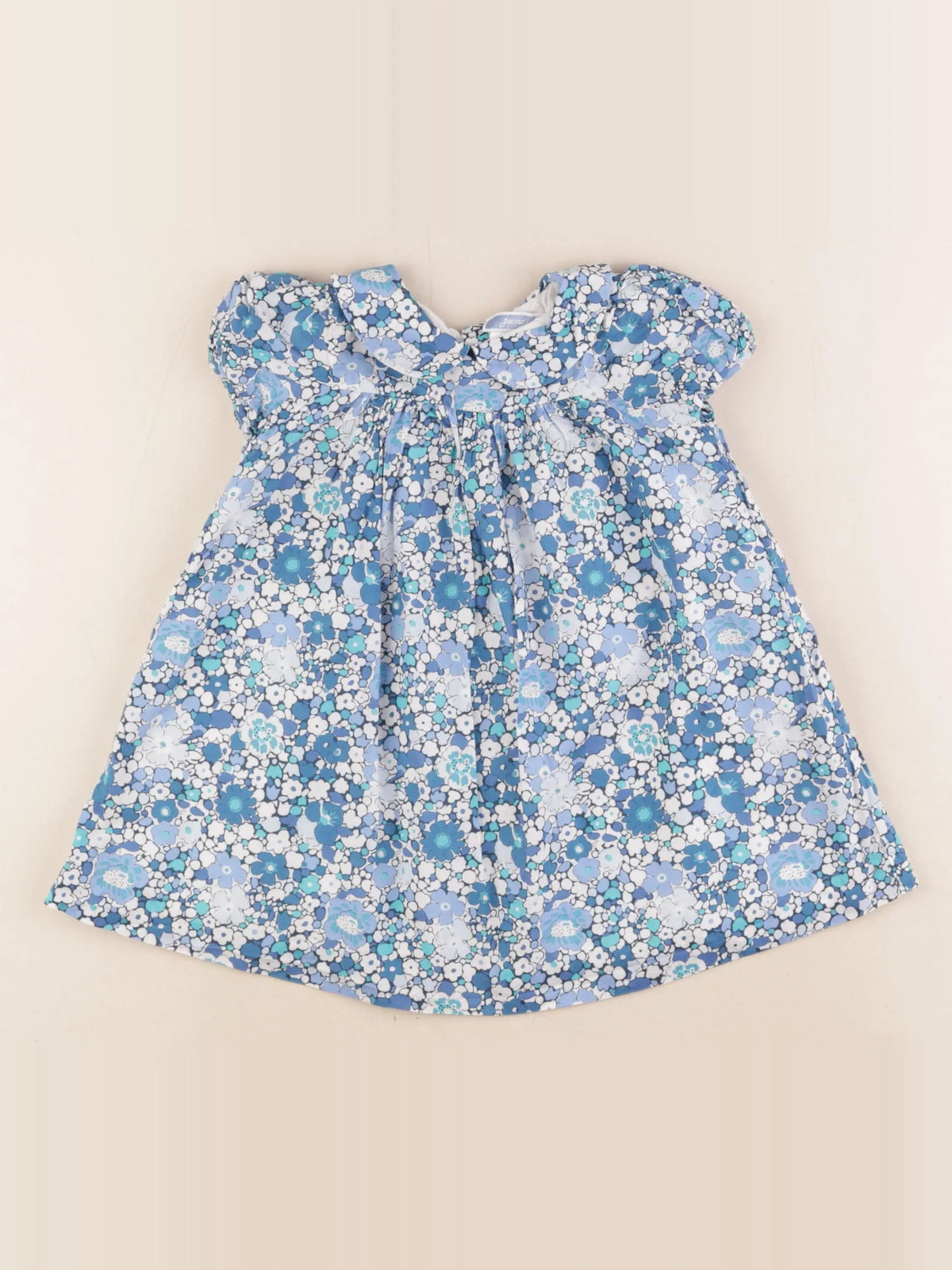 Jacadi - robe liberty bleu - 24 mois