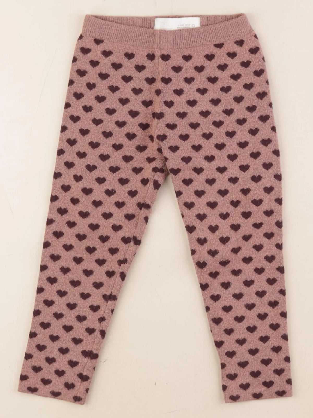 Zara - legging rose, violet - 4 ans