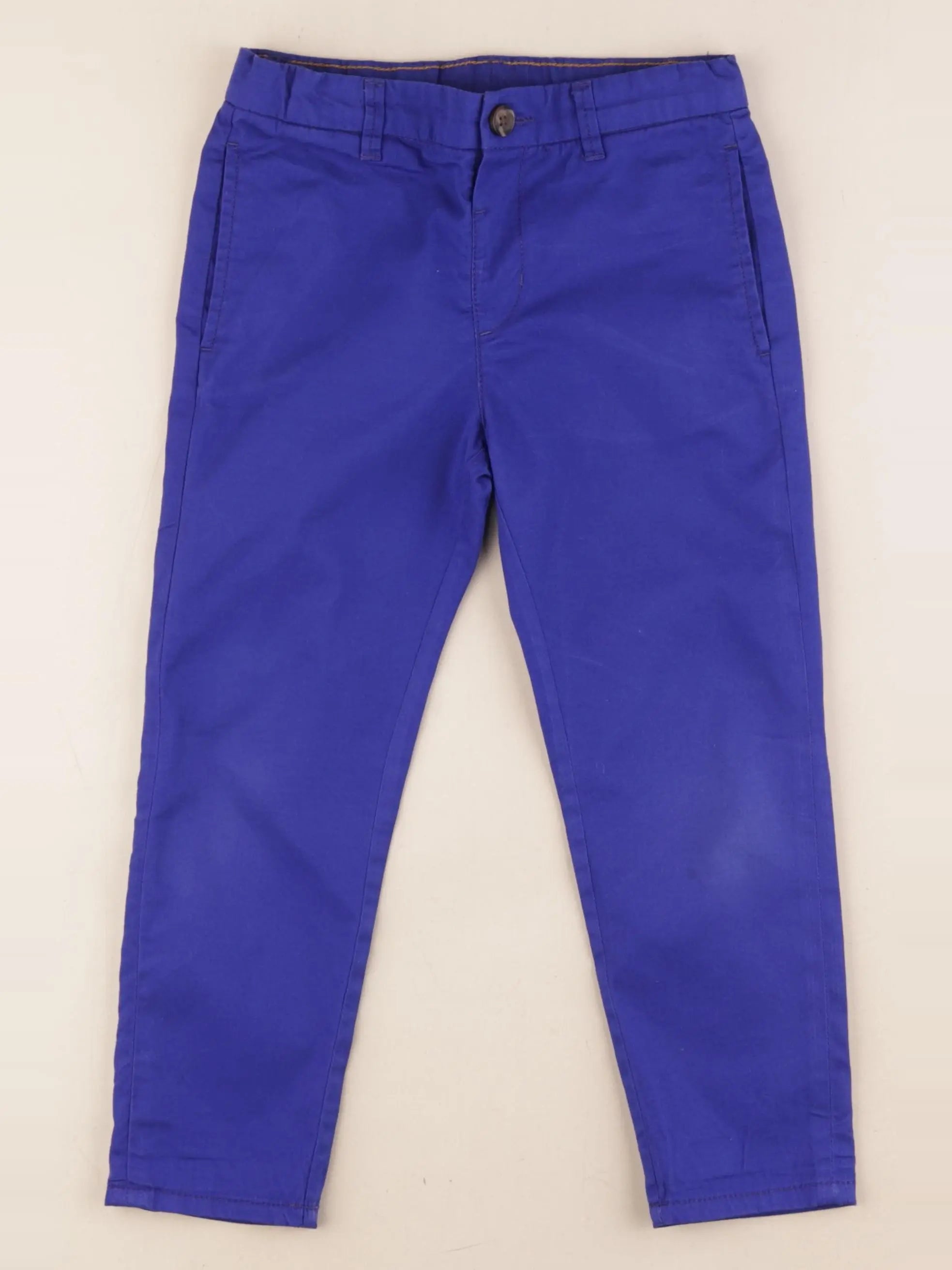 H&M - pantalon bleu - 4/5 ans