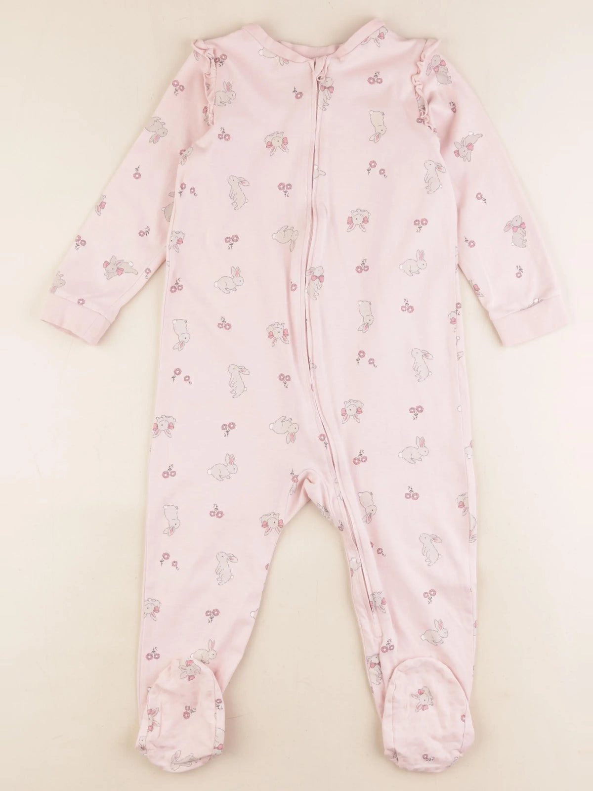 H&M - pyjama coton rose - 18/24 mois