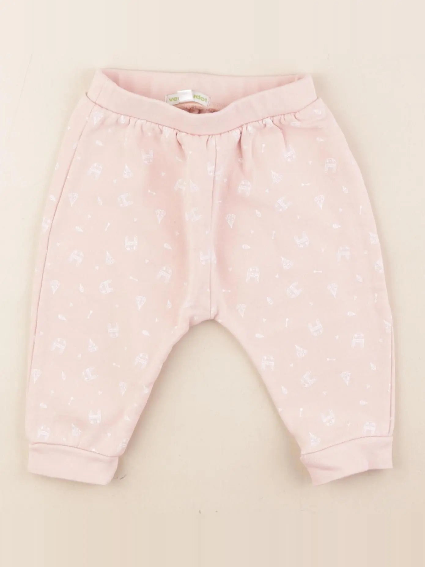 Vertbaudet - sarouel rose - 9 mois