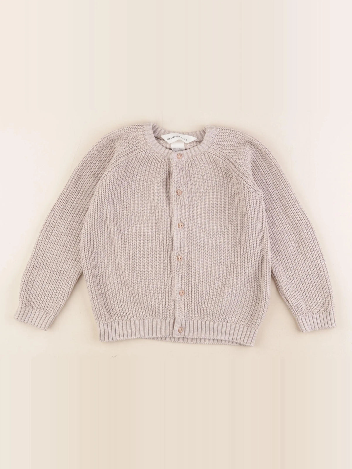 H&M - gilet beige - 2/3 ans